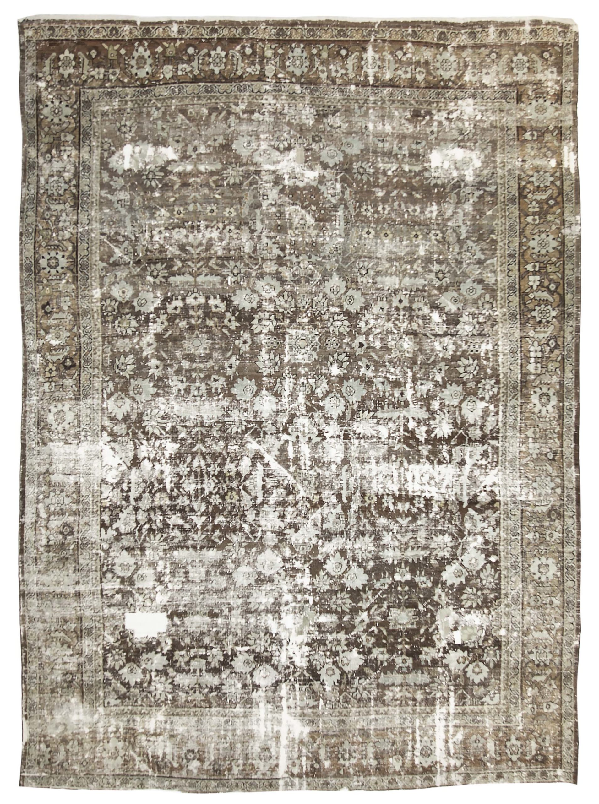 Thumbnail 8 for Antique Persian Sultanabad Transitional Rug 88920
