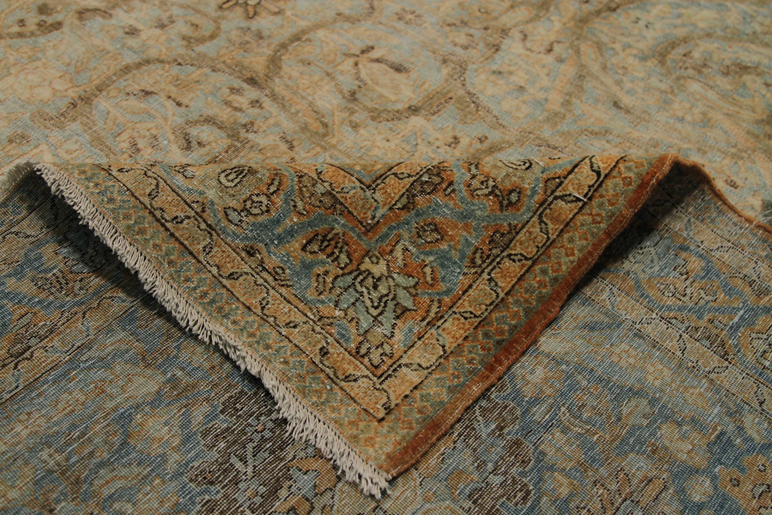 Thumbnail 8 for Antique Persian Kashan Transitional Rug 88909