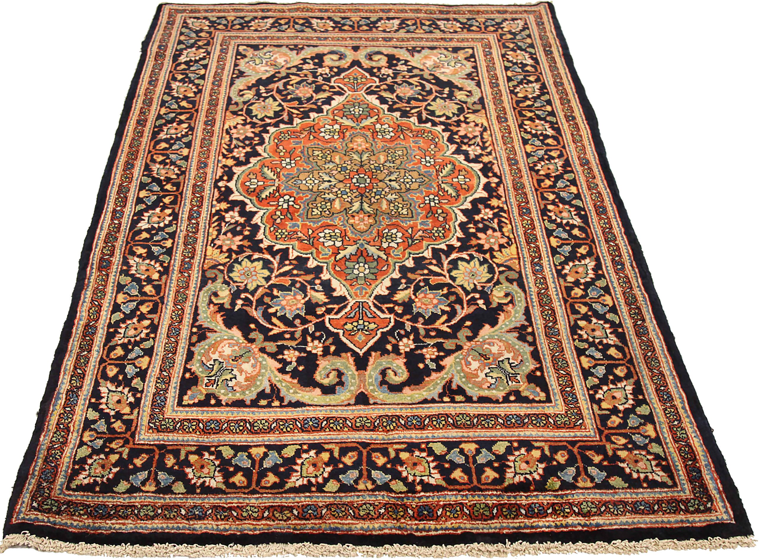 Thumbnail 7 for Antique Persian Kermanshah Traditional Rug 71356