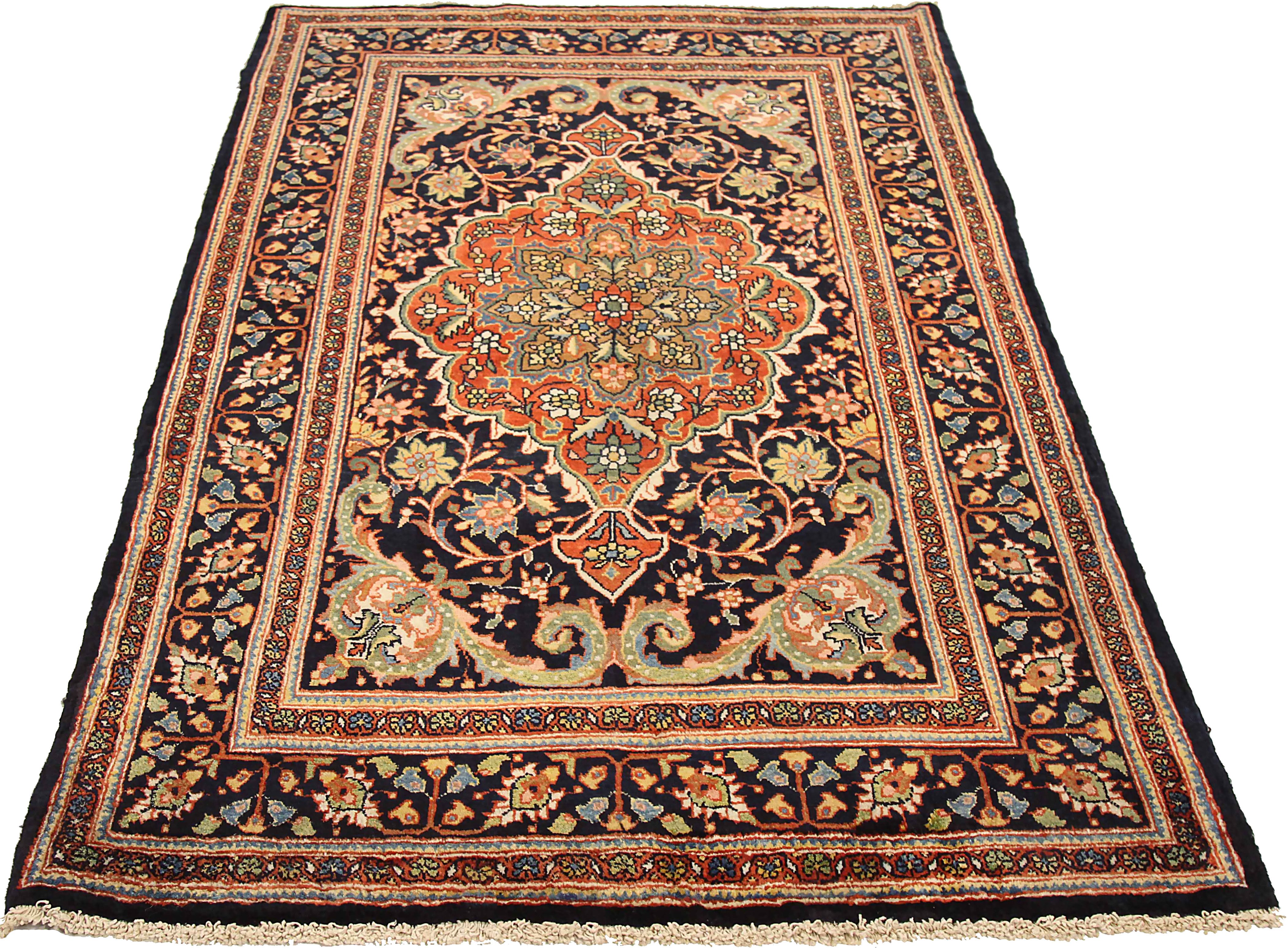 Thumbnail 4 for Antique Persian Kermanshah Traditional Rug 71356