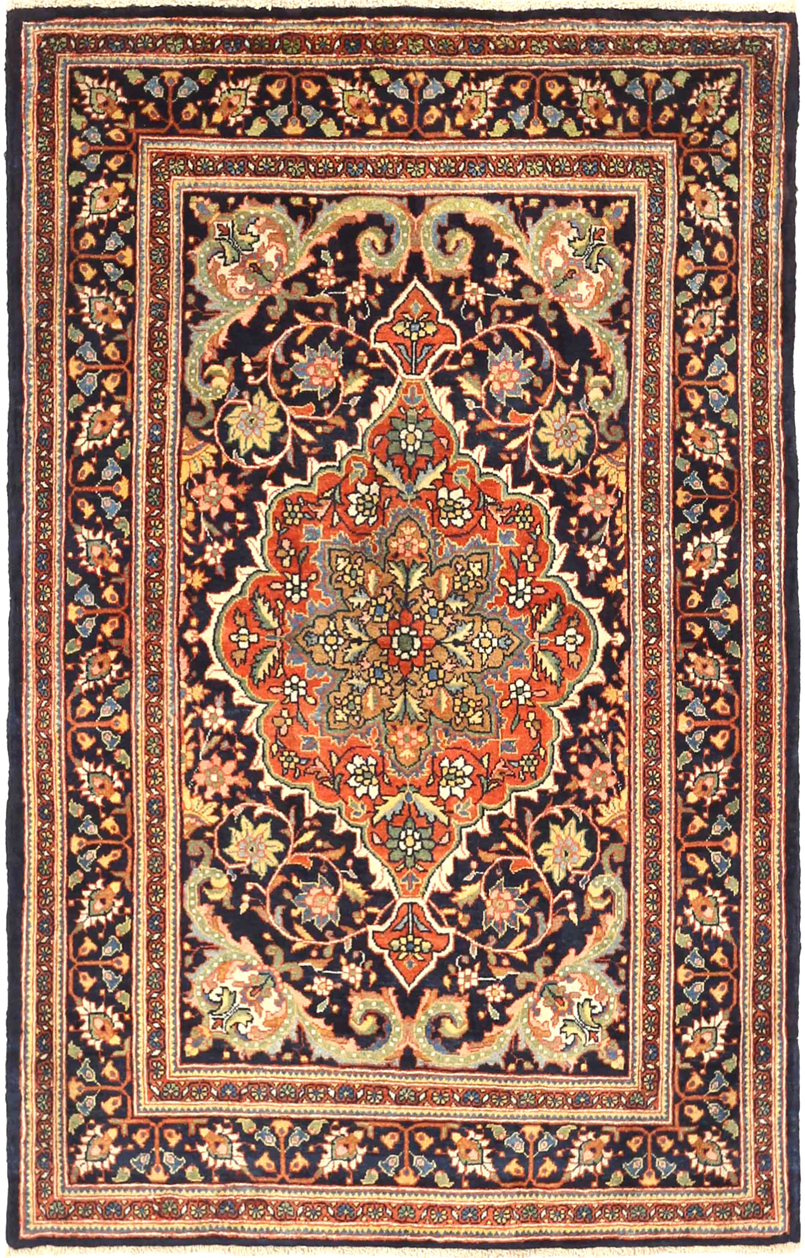 Thumbnail 3 for Antique Persian Kermanshah Traditional Rug 71356