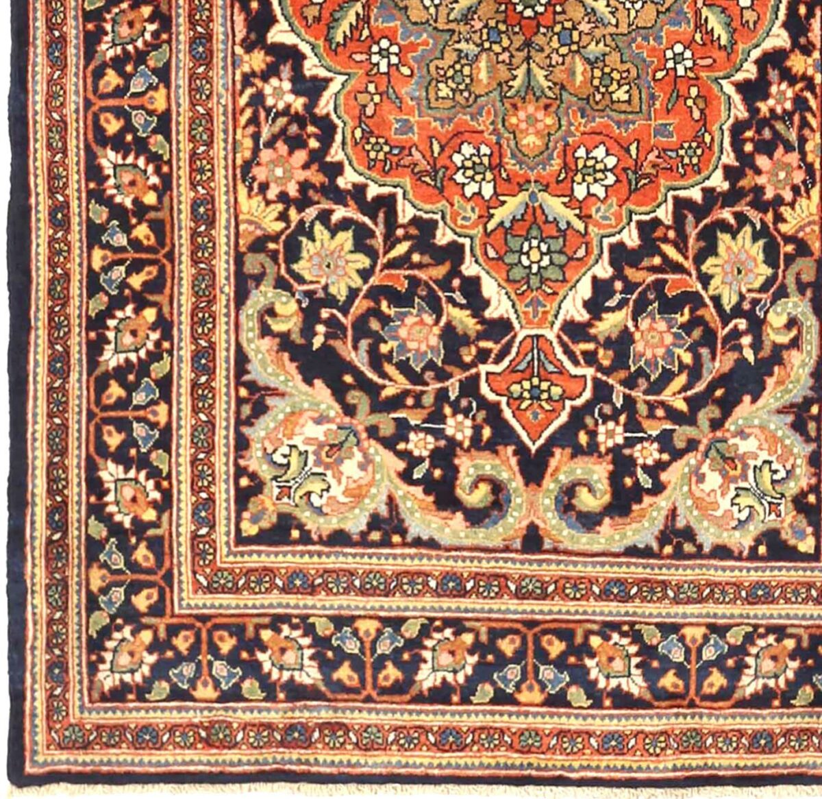 Thumbnail 12 for Antique Persian Kermanshah Traditional Rug 71356