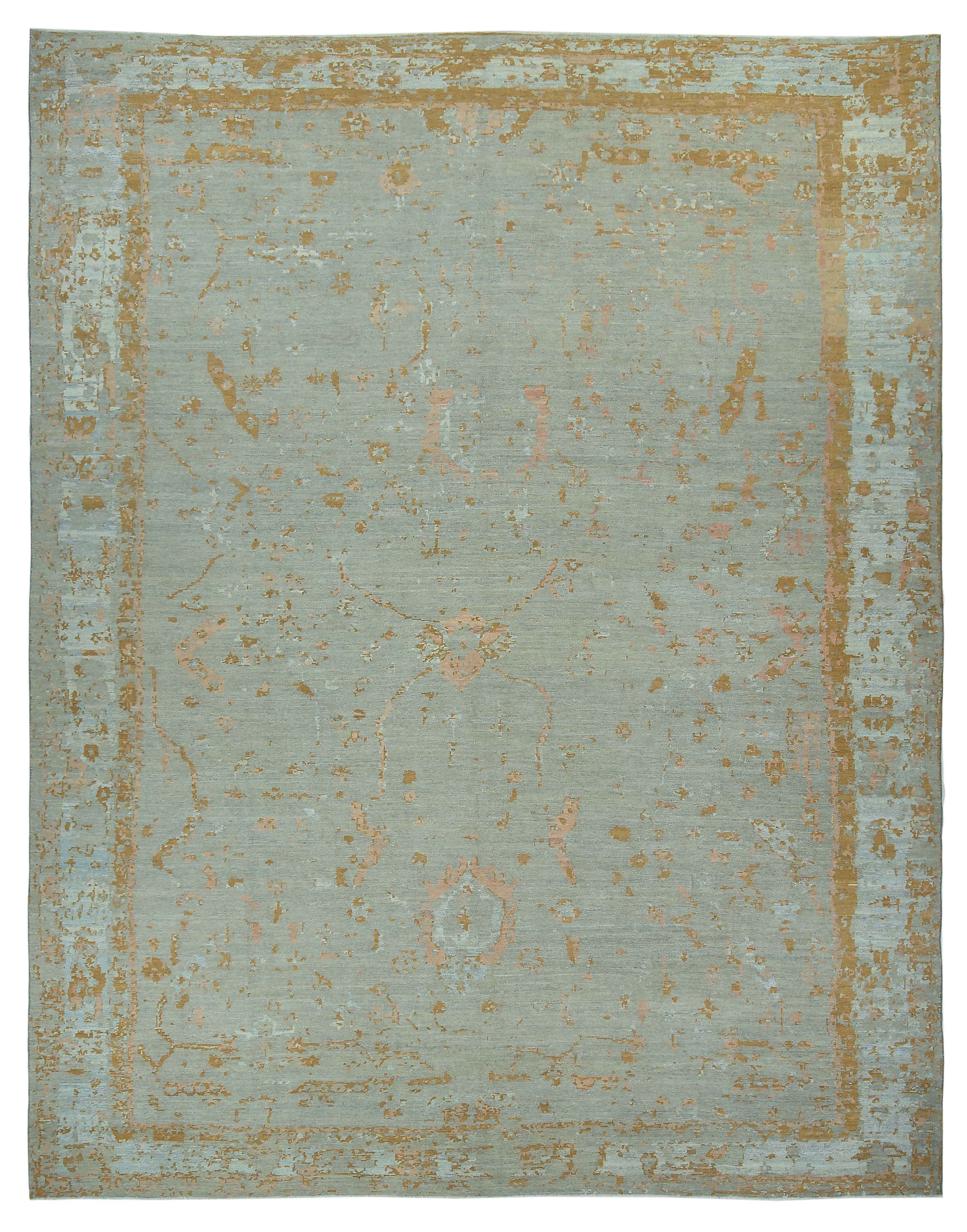 Thumbnail 3 for Persian Oushak Transitional Rug 88953