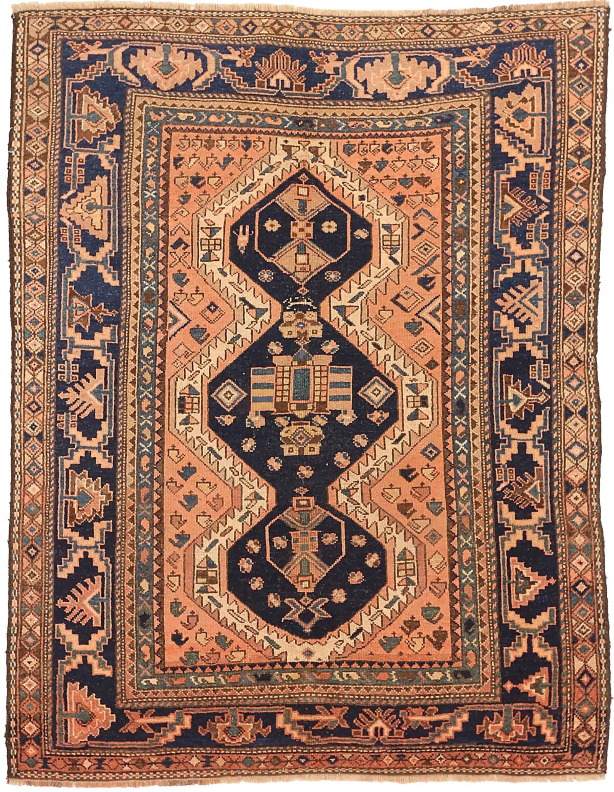 Thumbnail 11 for Antique Persian Traditional Rug 71518