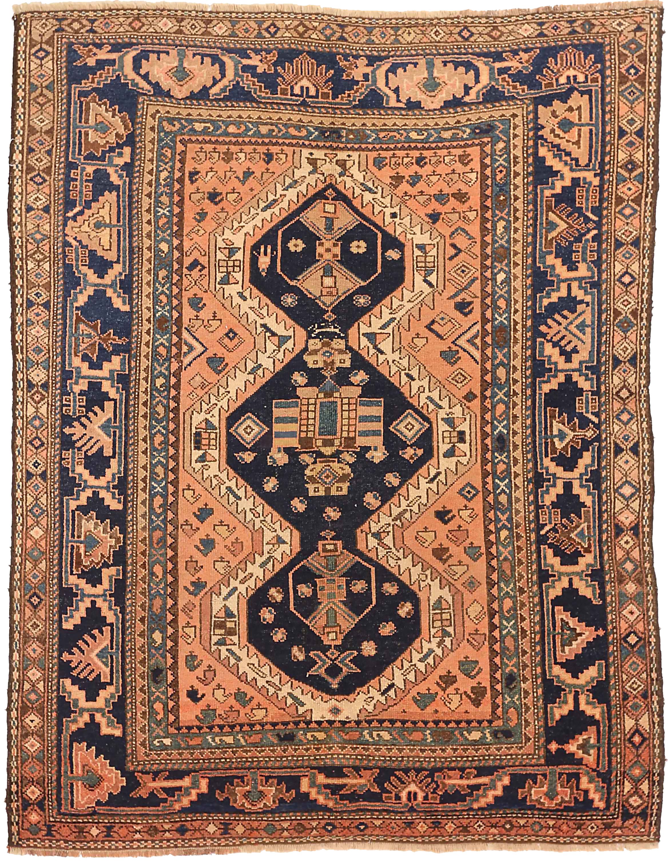 Thumbnail 6 for Antique Persian Traditional Rug 71518