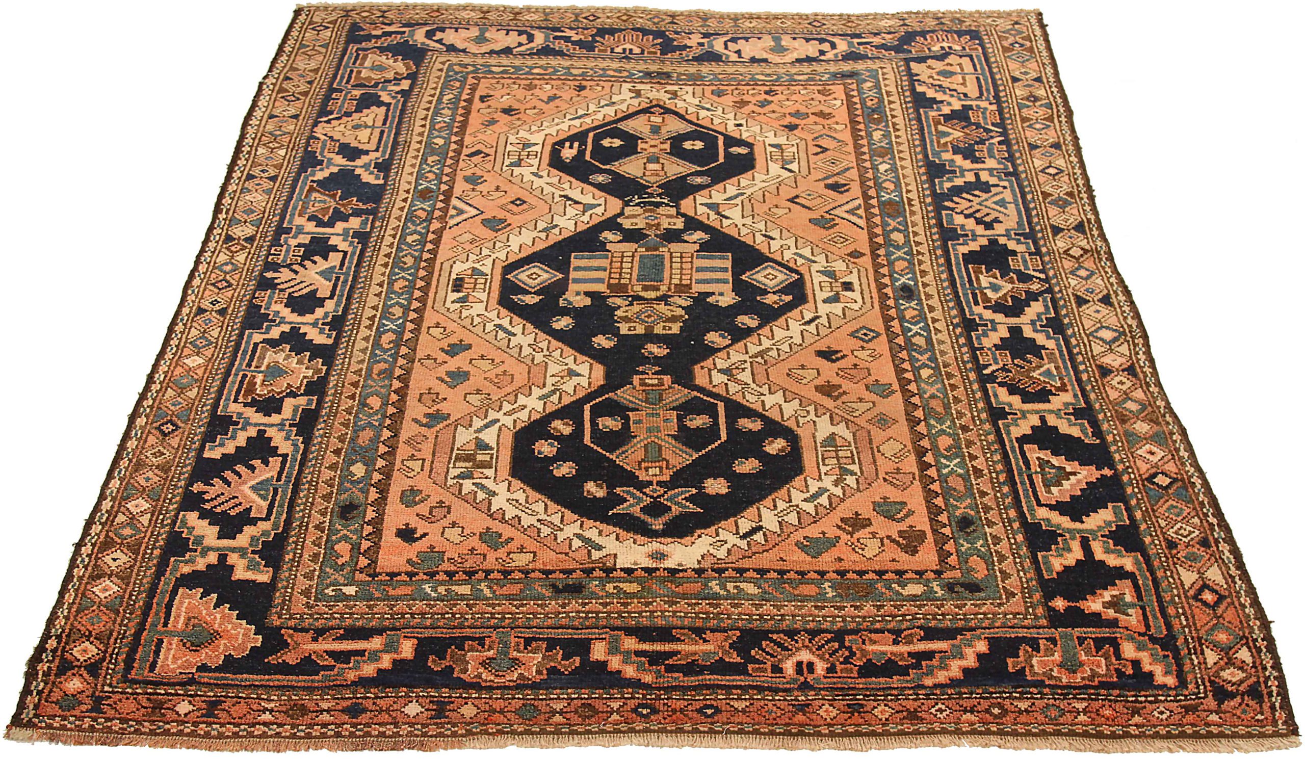 Thumbnail 10 for Antique Persian Traditional Rug 71518