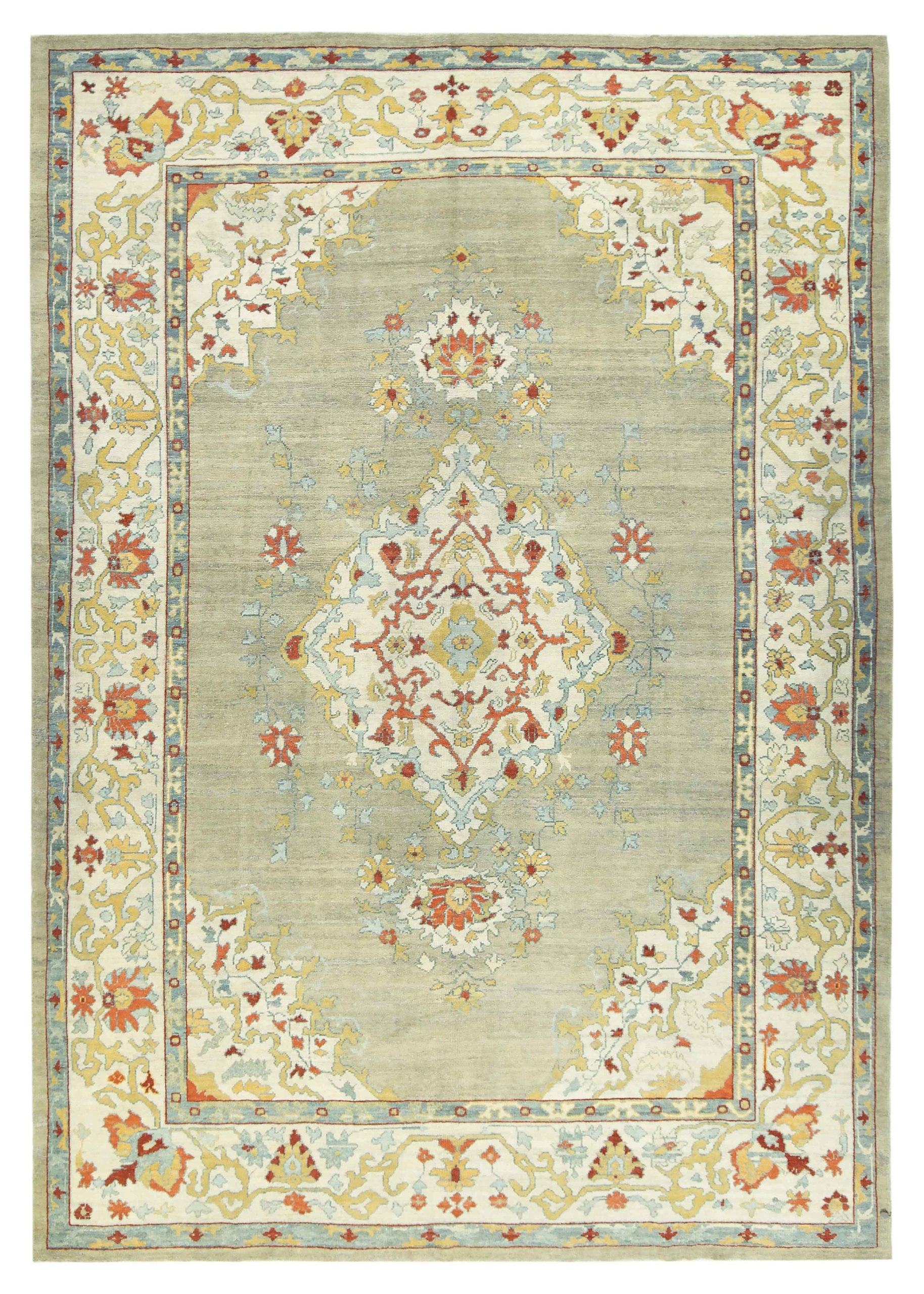 Thumbnail 4 for Persian Oushak Transitional Rug 88955