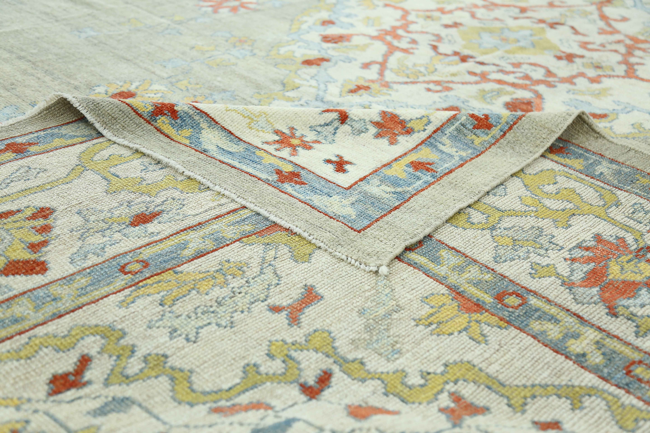 Thumbnail 5 for Persian Oushak Transitional Rug 88955