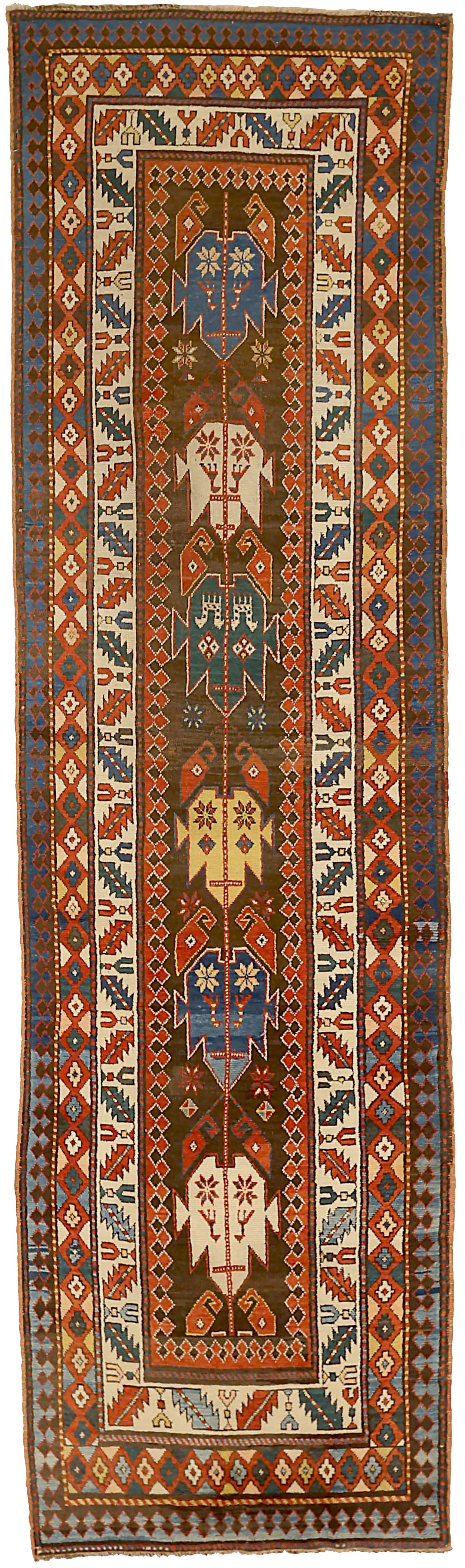 Thumbnail 7 for Antique Russia Kazakhstan Traditional Rug 71525