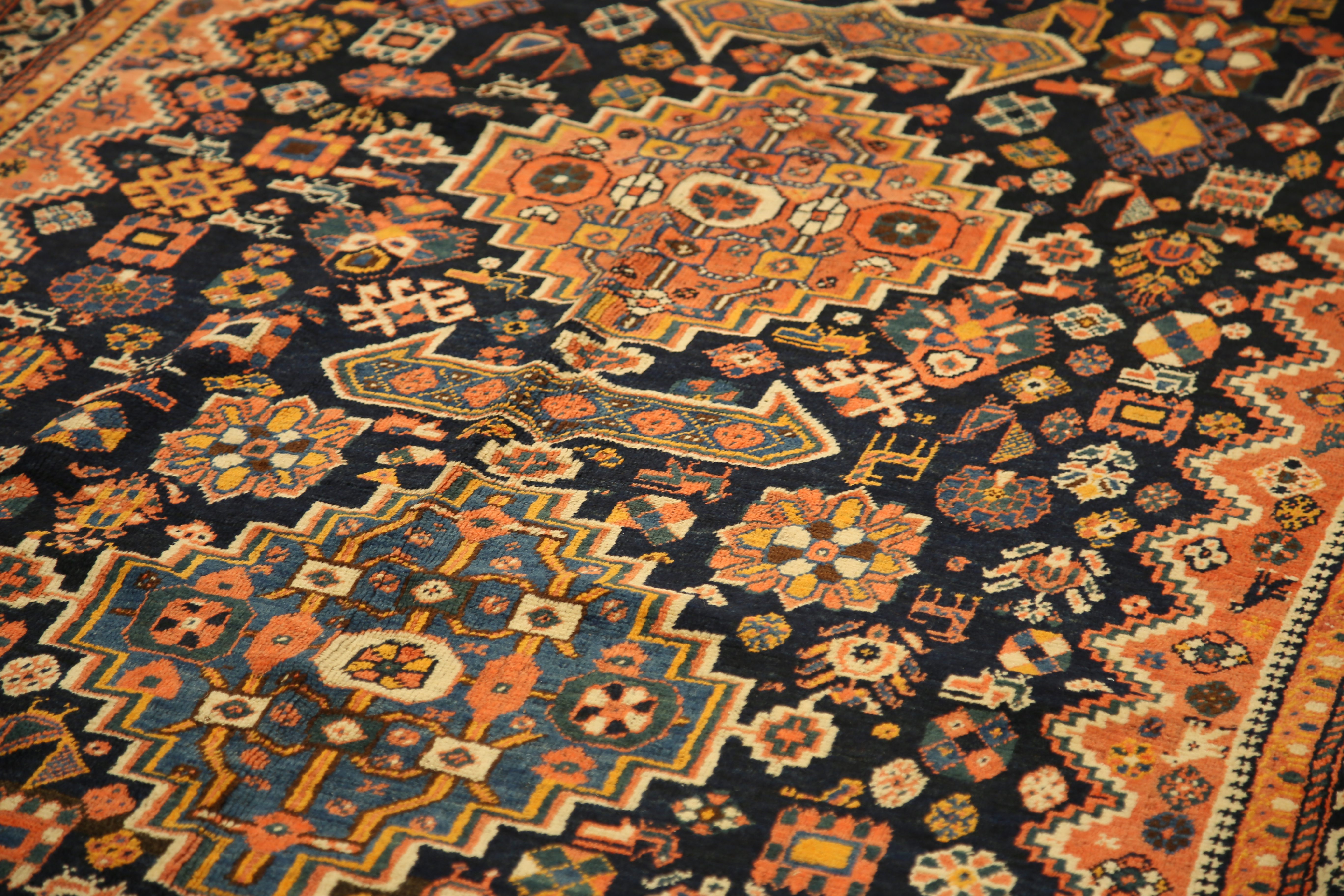 Thumbnail 2 for Antique Persian Shiraz Transitional Rug 11086