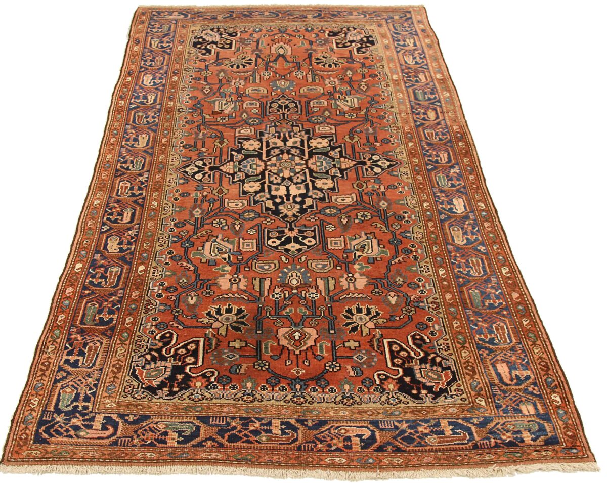 Thumbnail 14 for Antique Persian Hamadan Traditional Rug 71537