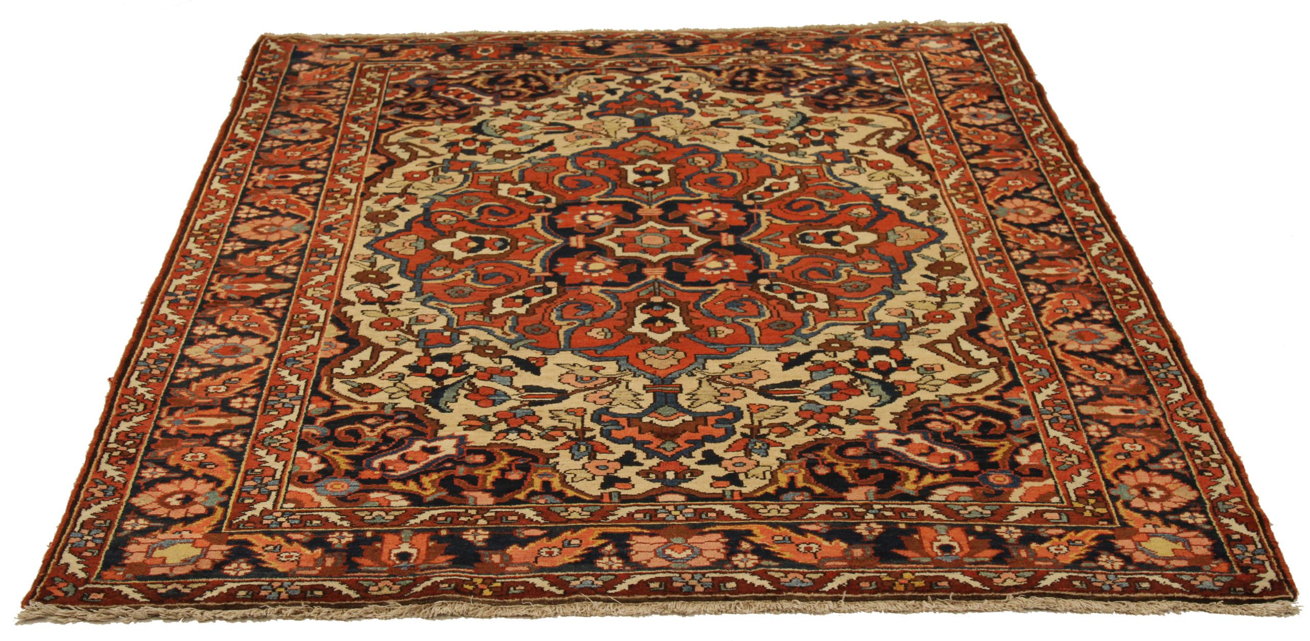 Thumbnail 14 for Antique Persian Bakhtiar Traditional Rug 11091