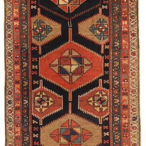 Thumbnail 15 for Antique Persian Kolyai Transitional Rug 71482