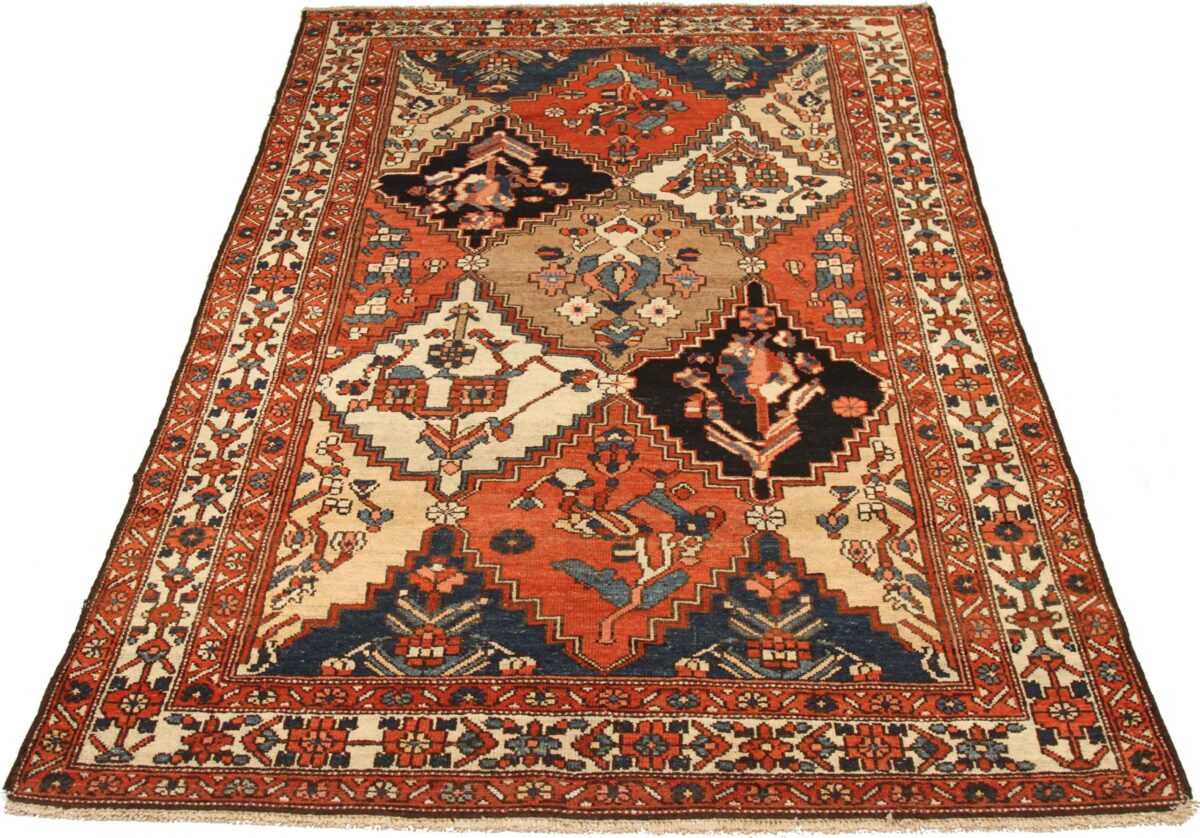 Thumbnail 12 for Antique Persian Bakhtiar Traditional Rug 71489