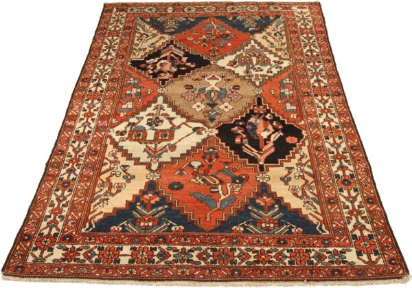 Thumbnail 15 for Antique Persian Bakhtiar Traditional Rug 71489