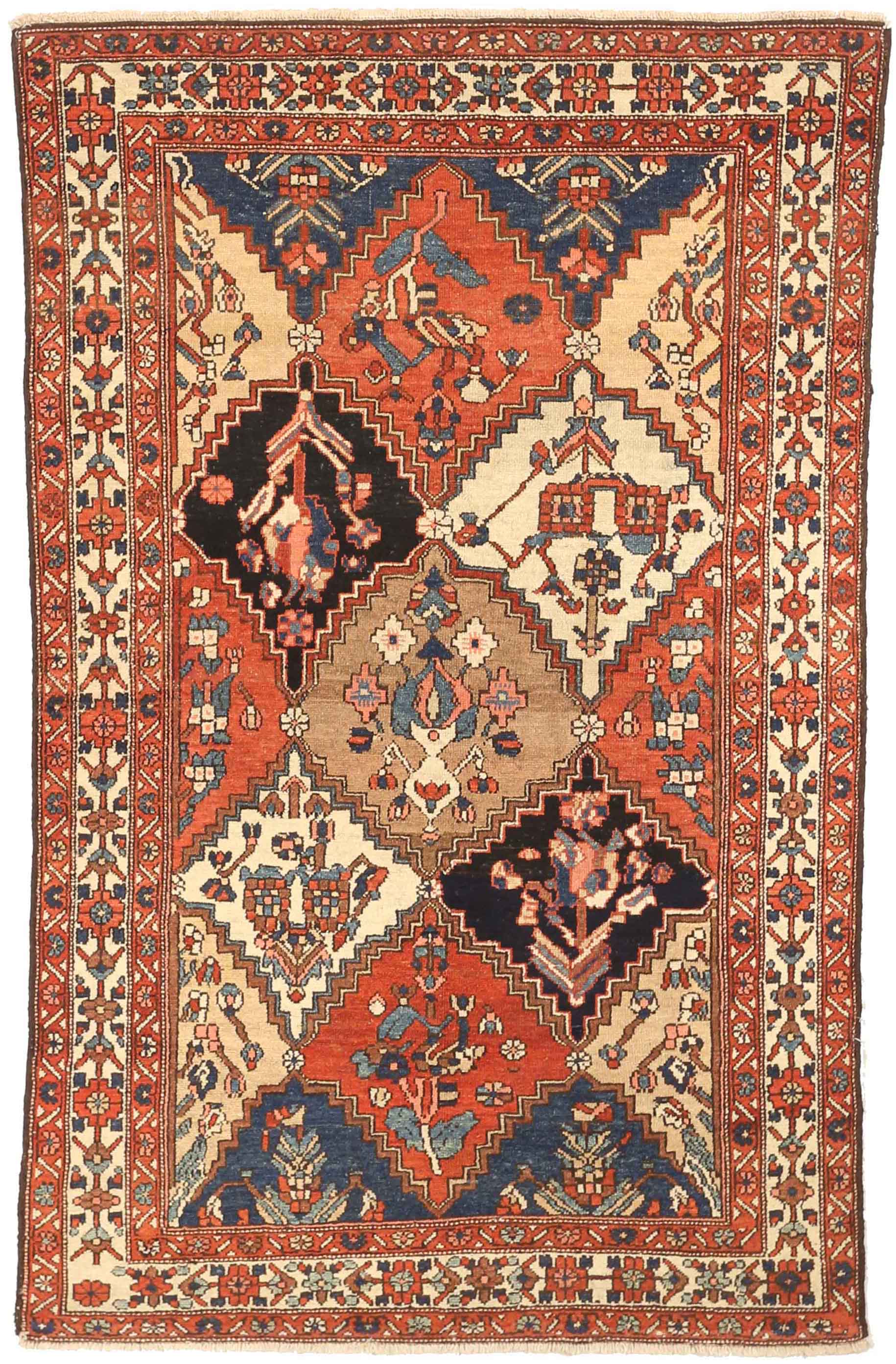 Thumbnail 8 for Antique Persian Bakhtiar Traditional Rug 71489
