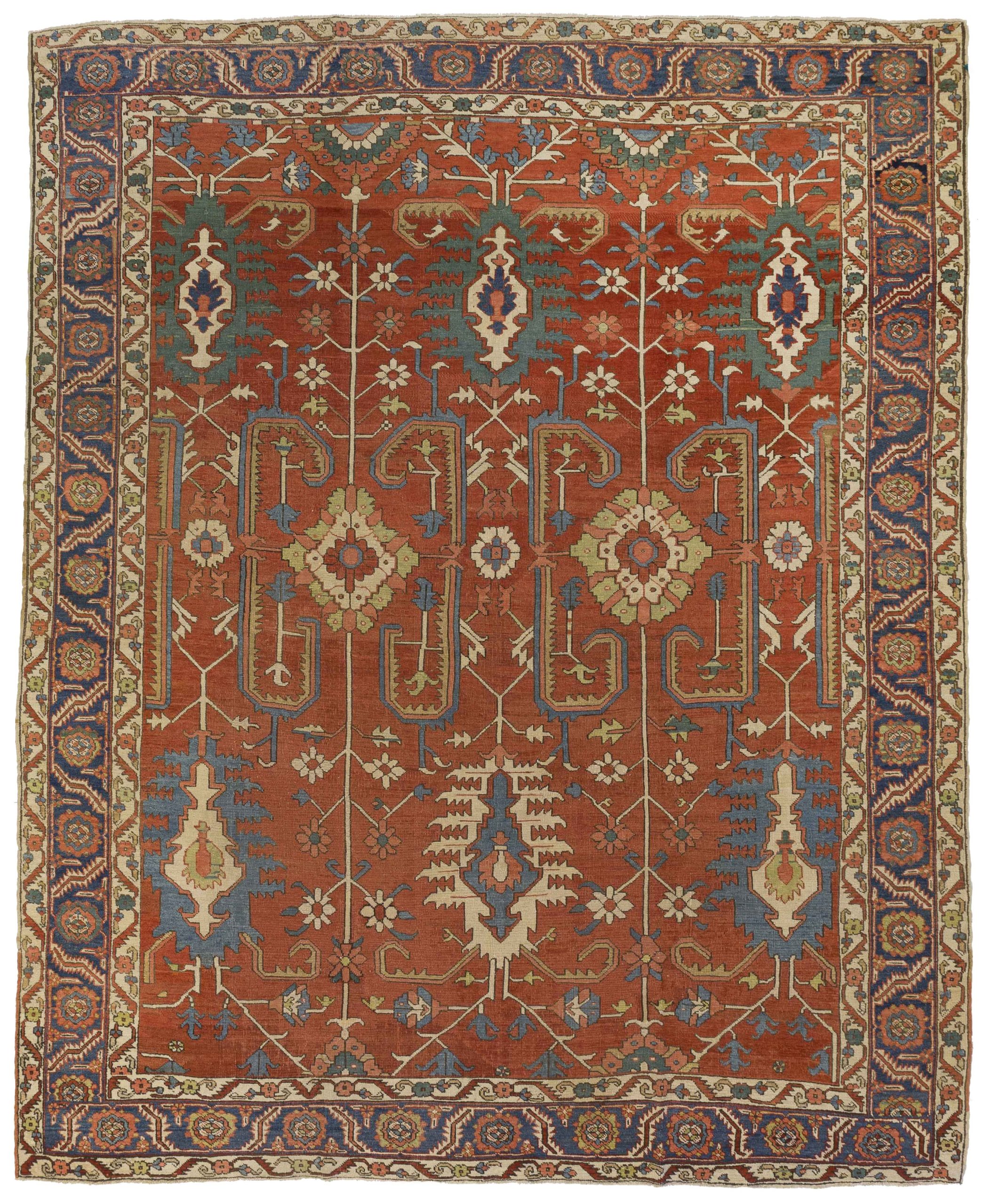 Thumbnail 11 for Antique Persian Transitional Rug 11096
