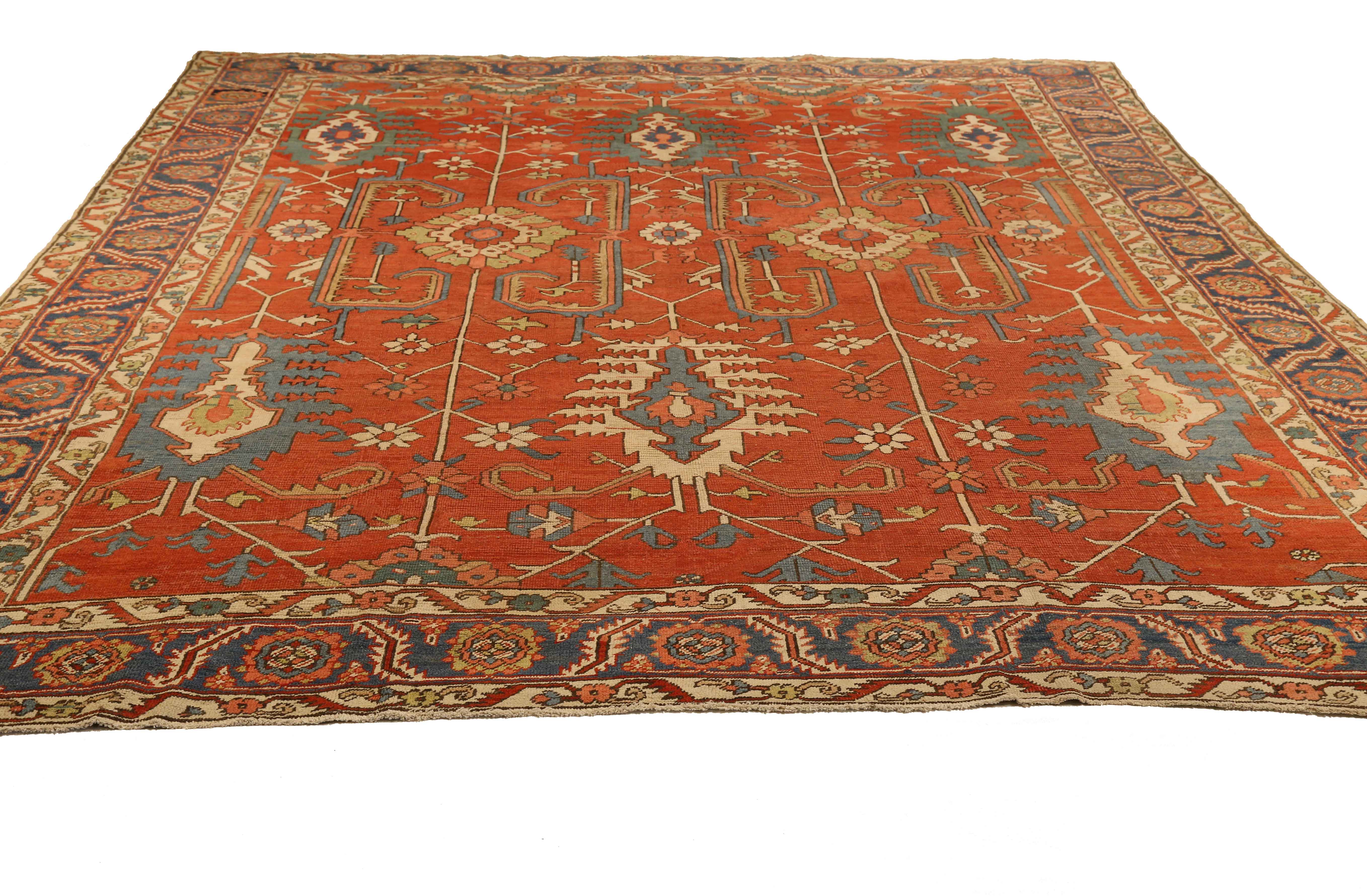 Thumbnail 13 for Antique Persian Transitional Rug 11096