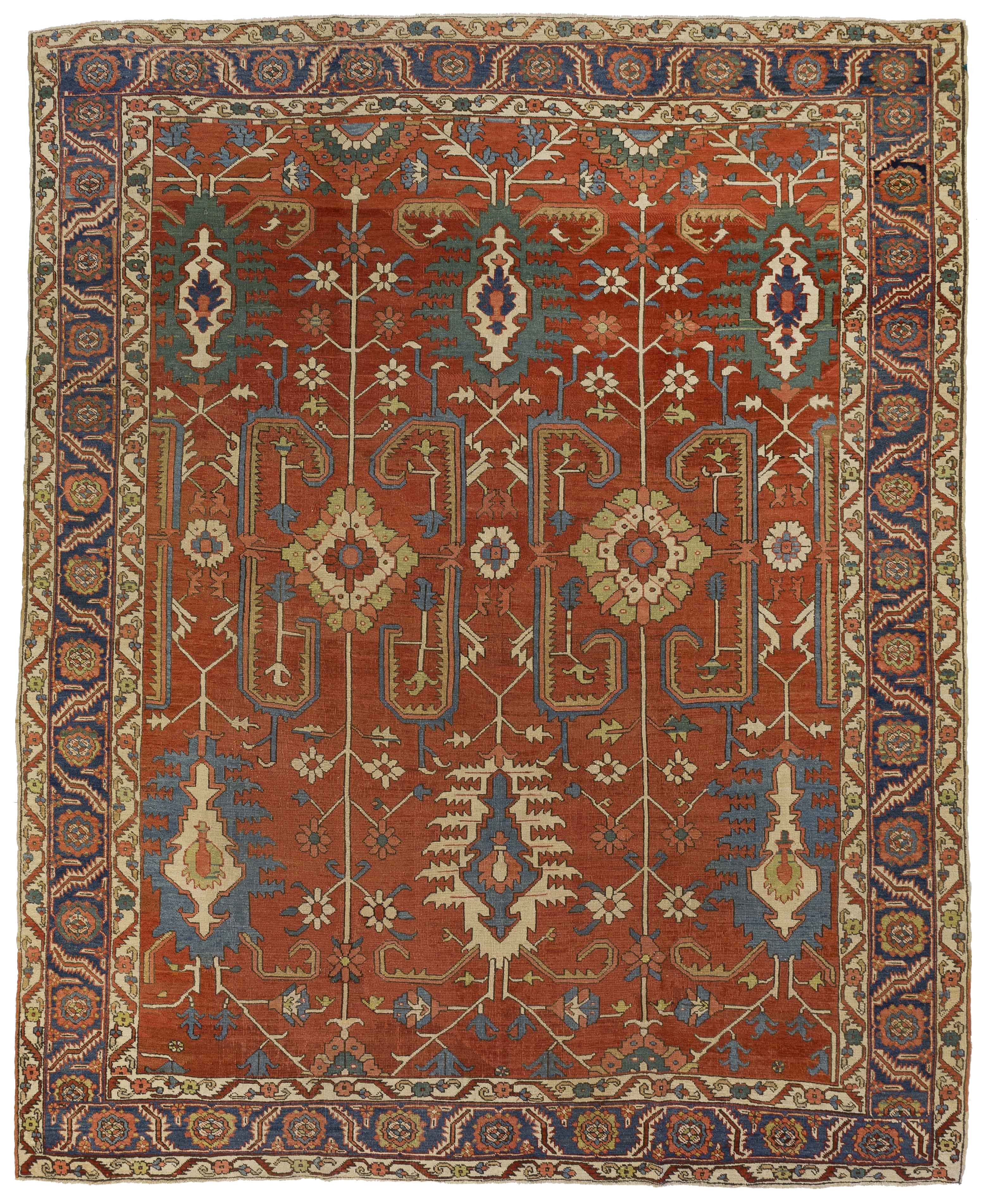 Thumbnail 2 for Antique Persian Transitional Rug 11096