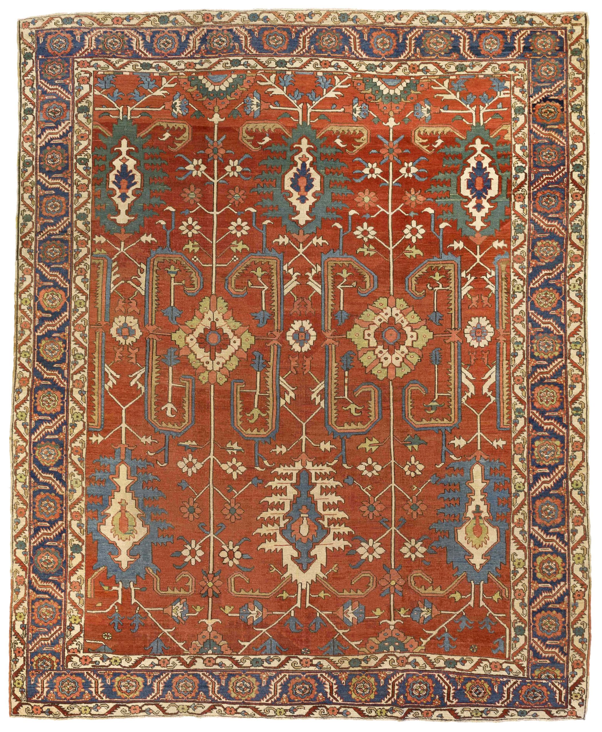 Thumbnail 7 for Antique Persian Transitional Rug 11096