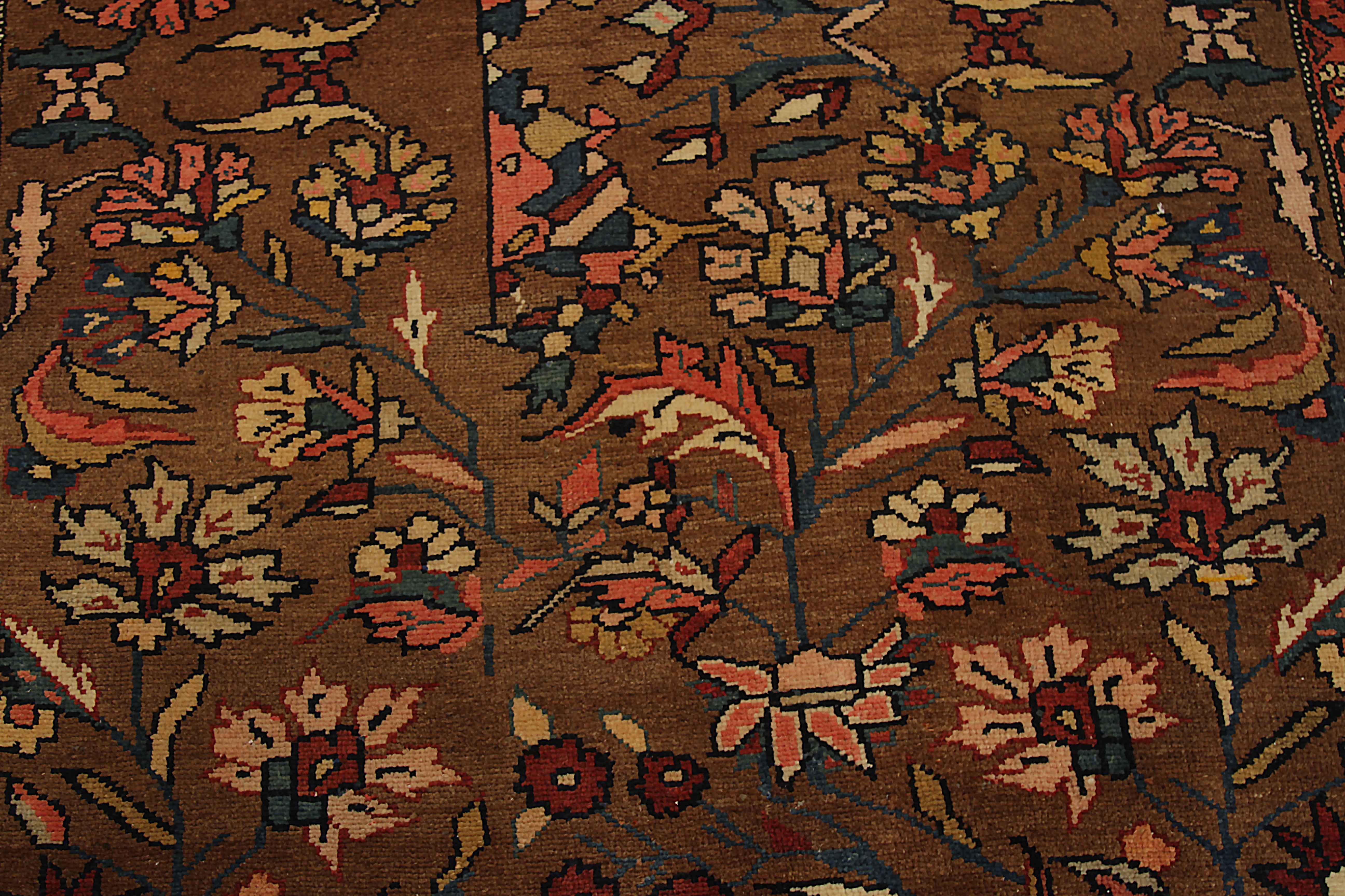 Thumbnail 5 for Antique Persian Hamadan Transitional Rug 11120