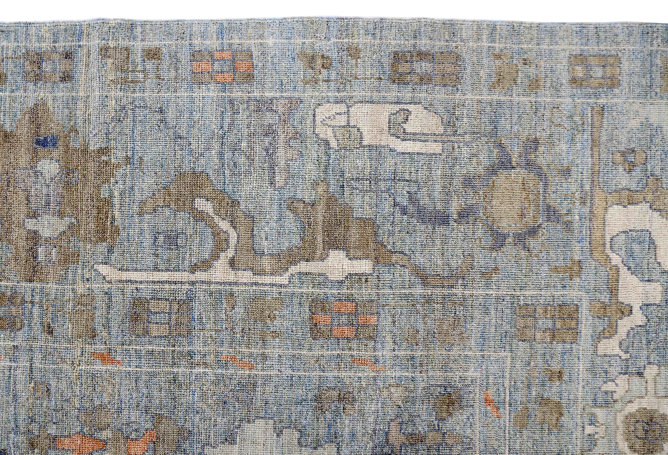 Thumbnail 6 for Persian Oushak Traditional Rug 89021