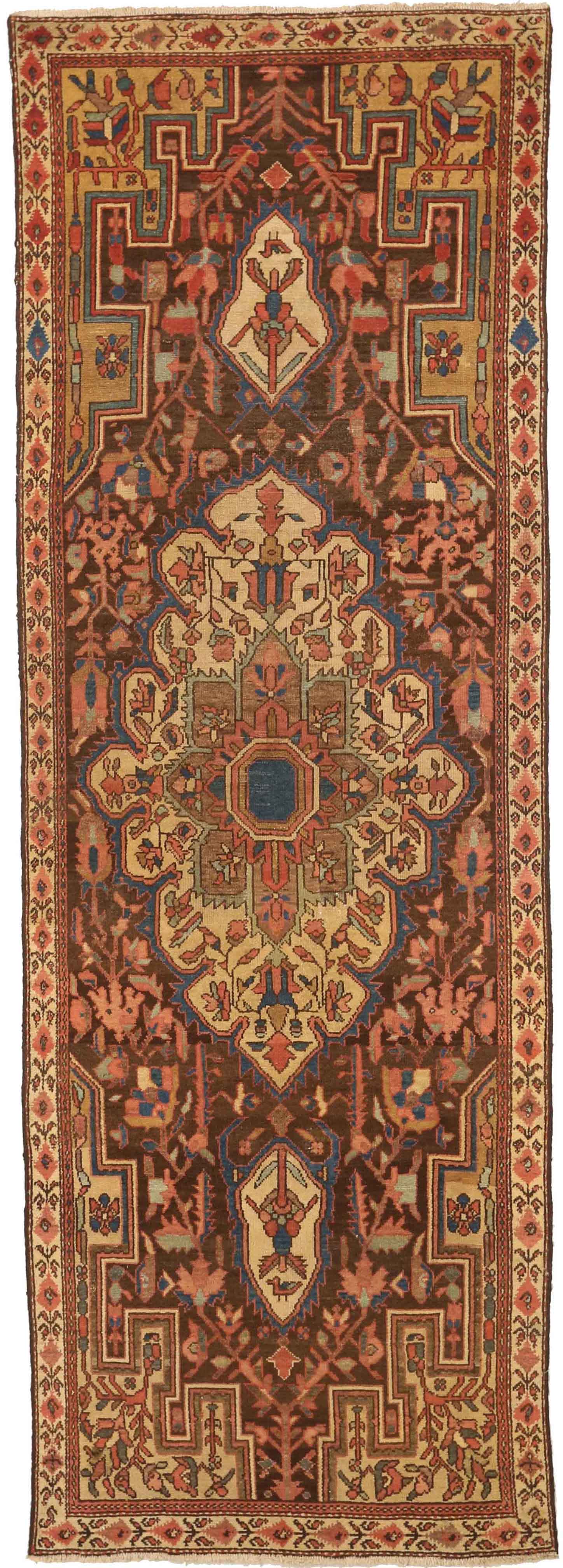 Thumbnail 8 for Antique Persian Malayer Traditional Rug 71458