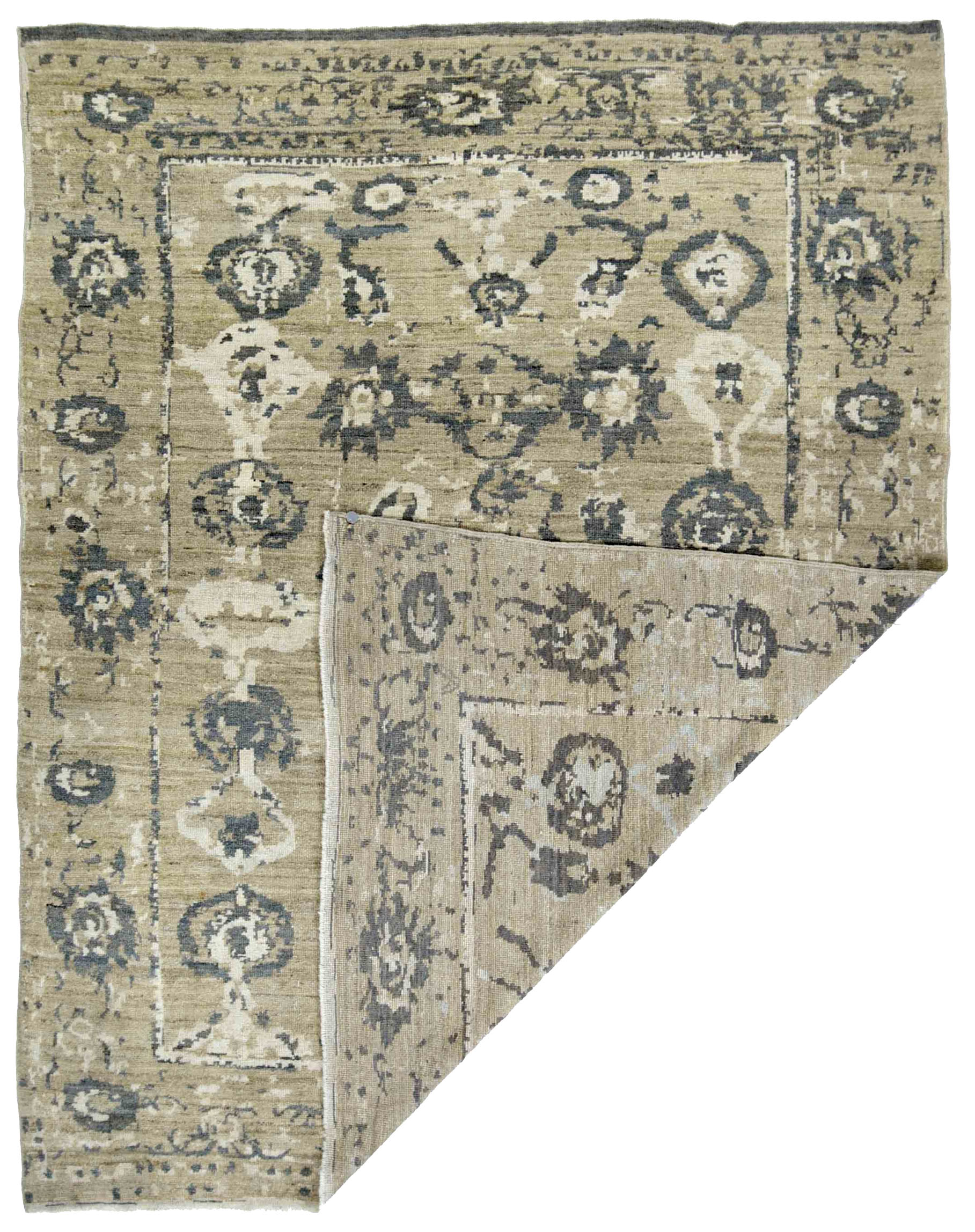 Thumbnail 6 for Persian Oushak Transitional Rug 89028
