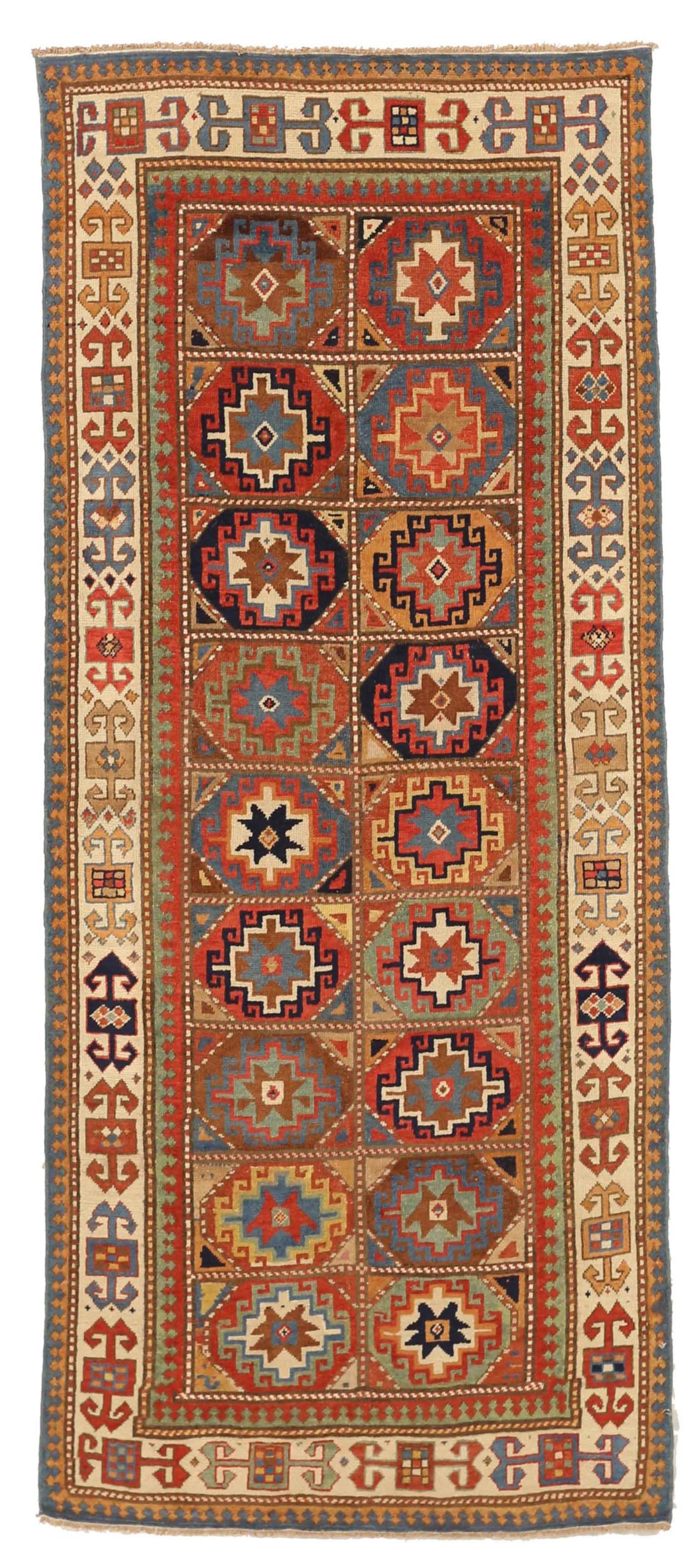 Thumbnail 15 for Antique Russia Shirvan Transitional Rug 11135
