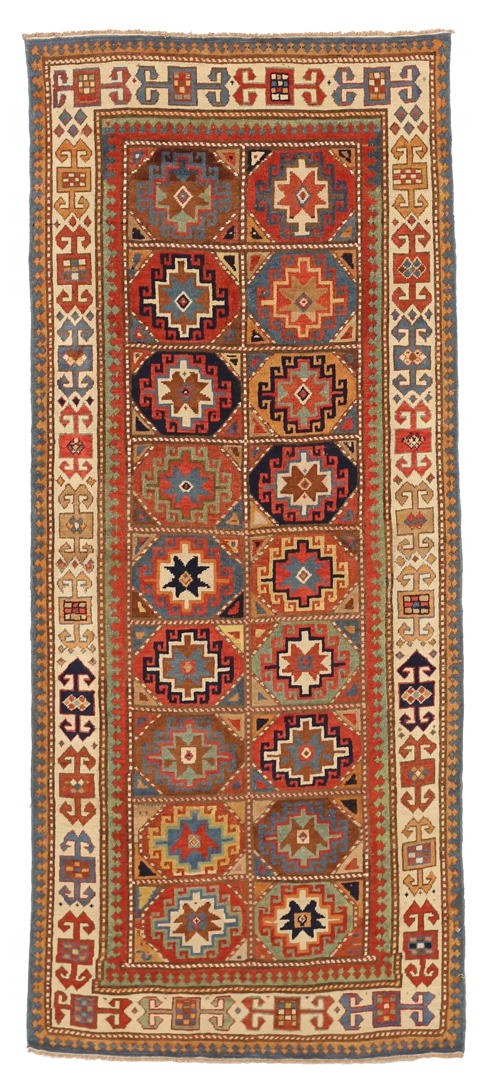 Thumbnail 11 for Antique Russia Shirvan Transitional Rug 11135