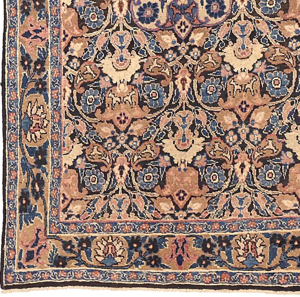 Thumbnail 13 for Antique Persian Semnan Traditional Rug 71601