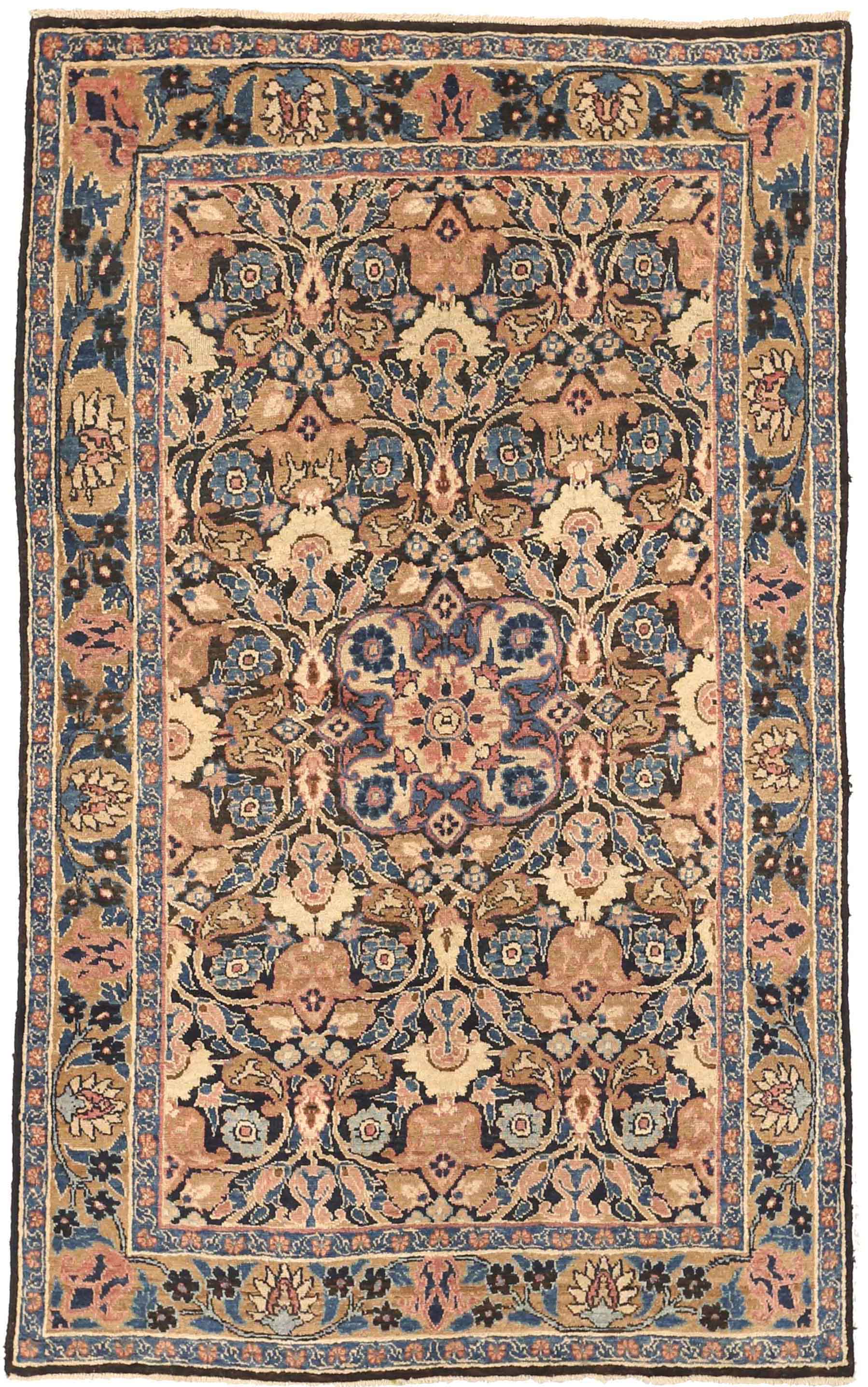 Thumbnail 11 for Antique Persian Semnan Traditional Rug 71601