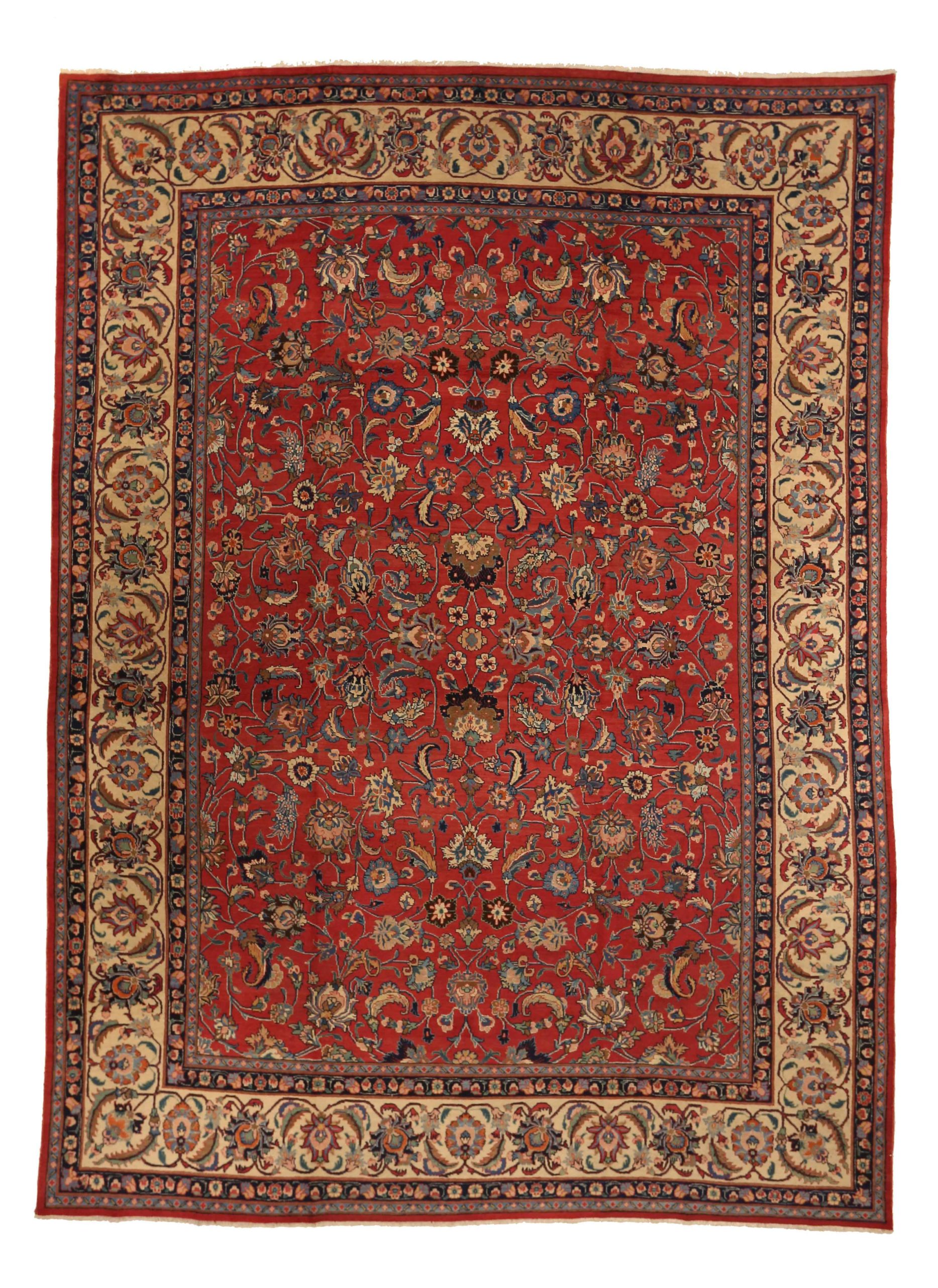 Thumbnail 12 for Antique Persian Mashad Traditional Rug 11140