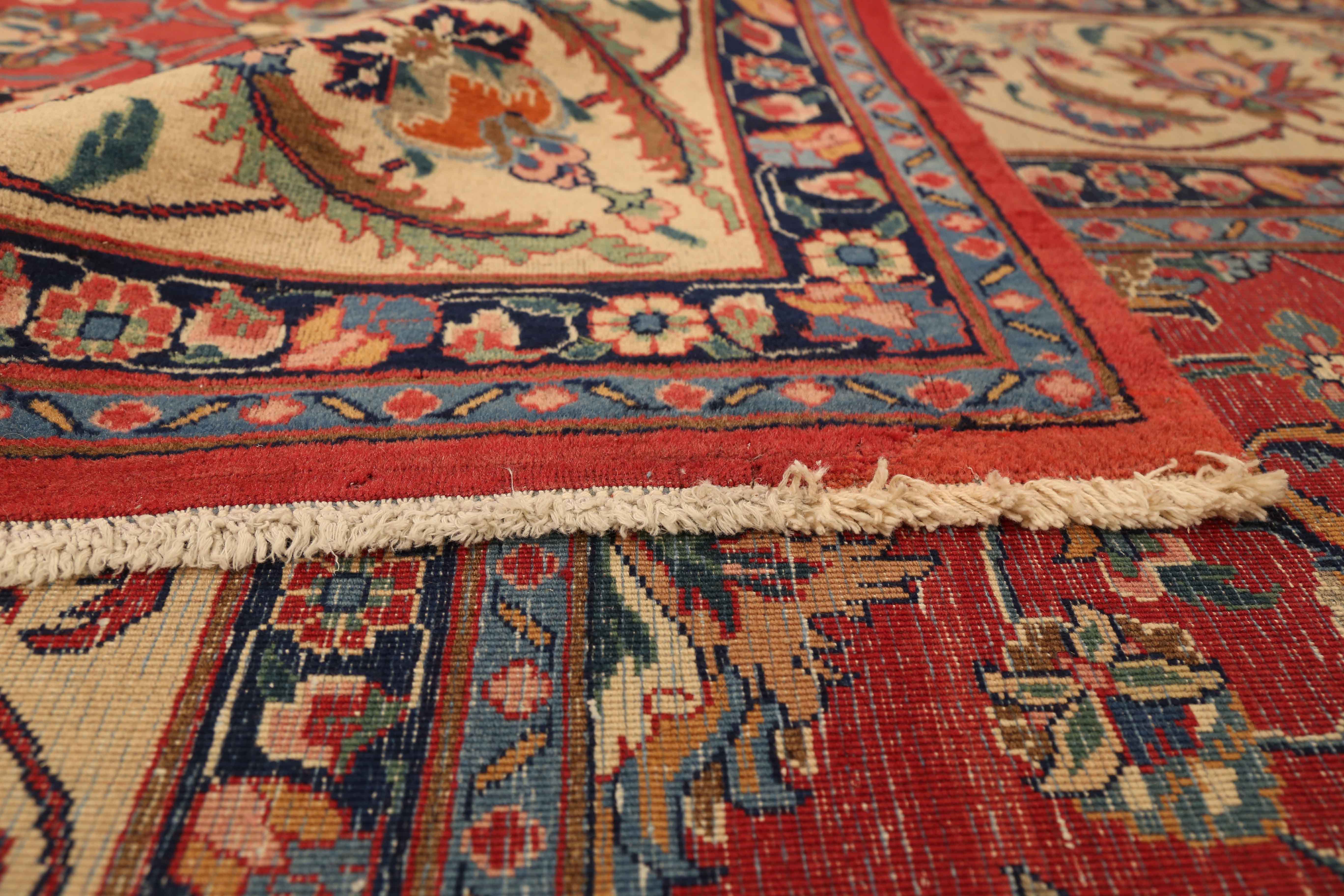 Thumbnail 11 for Antique Persian Mashad Traditional Rug 11140