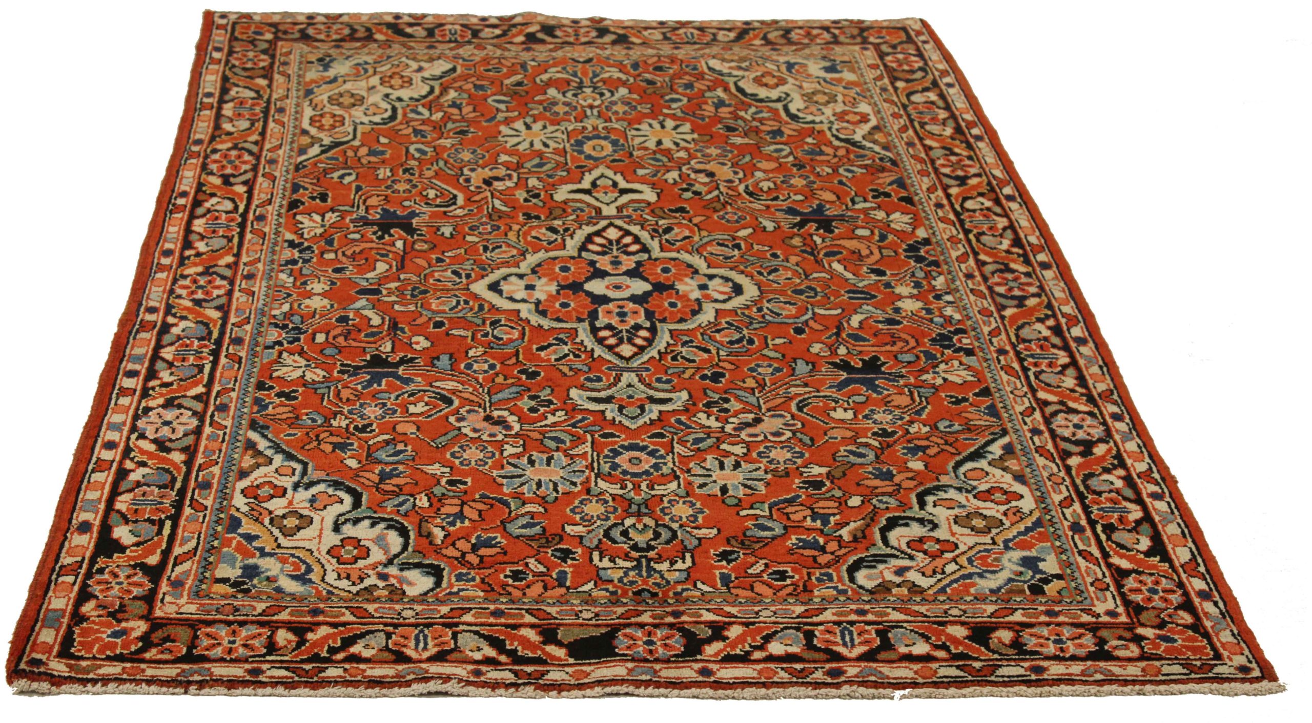 Thumbnail 13 for Antique Persian Mahal Traditional Rug 11151