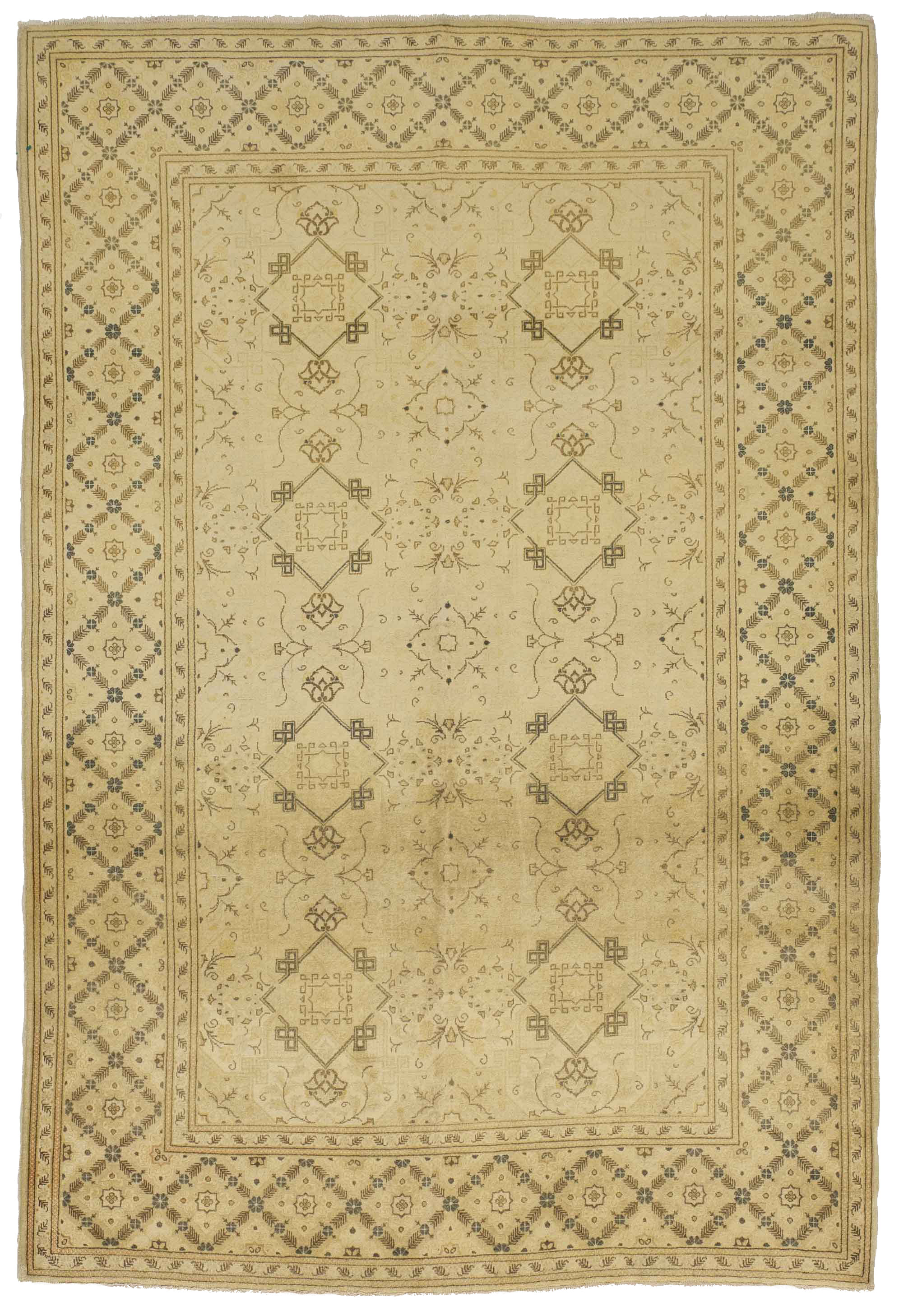 Thumbnail 3 for Antique Persian Kashan Transitional Rug 11168