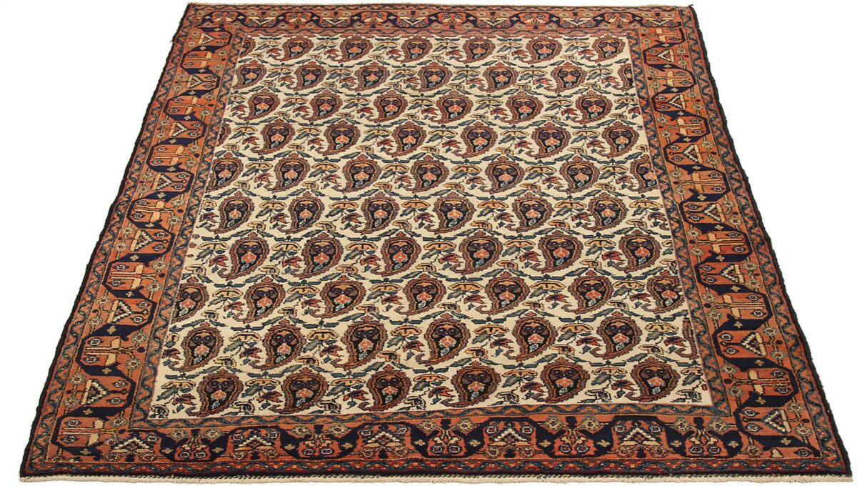 Thumbnail 15 for Antique Persian Isfahan Traditional Rug 71564