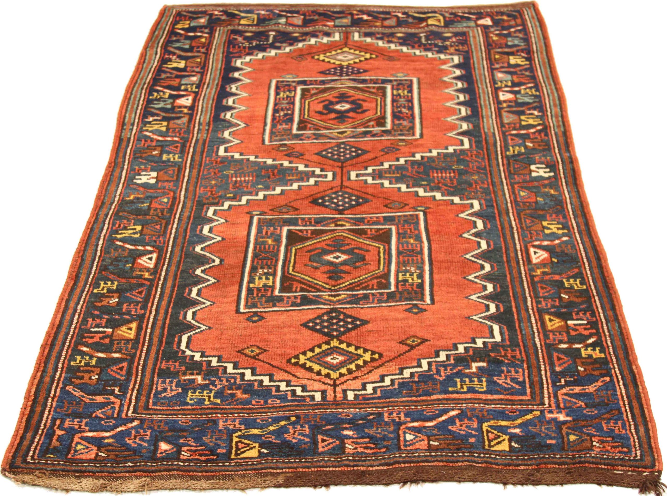 Thumbnail 4 for Antique Persian Traditional Rug 71574