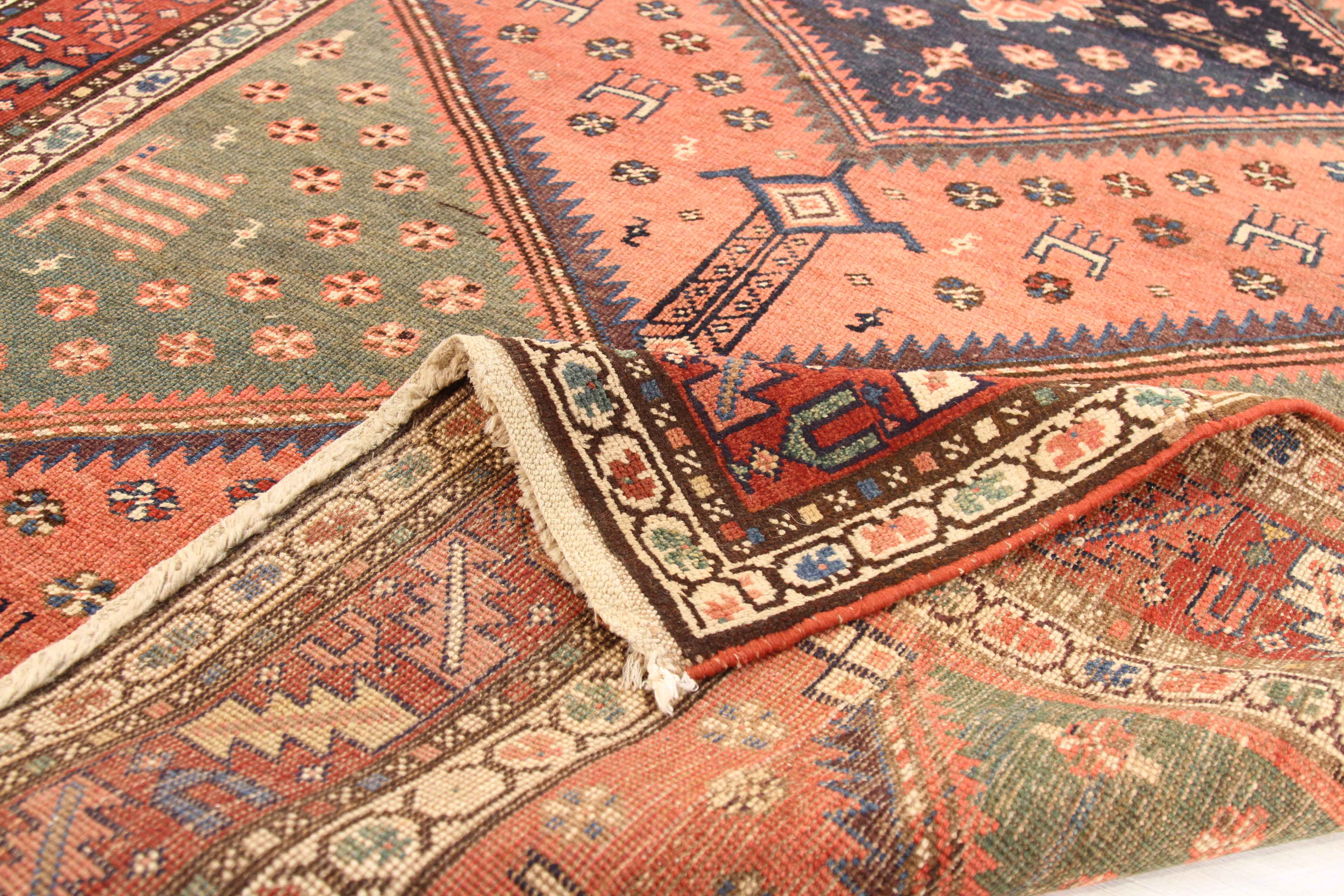 Thumbnail 5 for Antique Persian Bijar Traditional Rug 71717