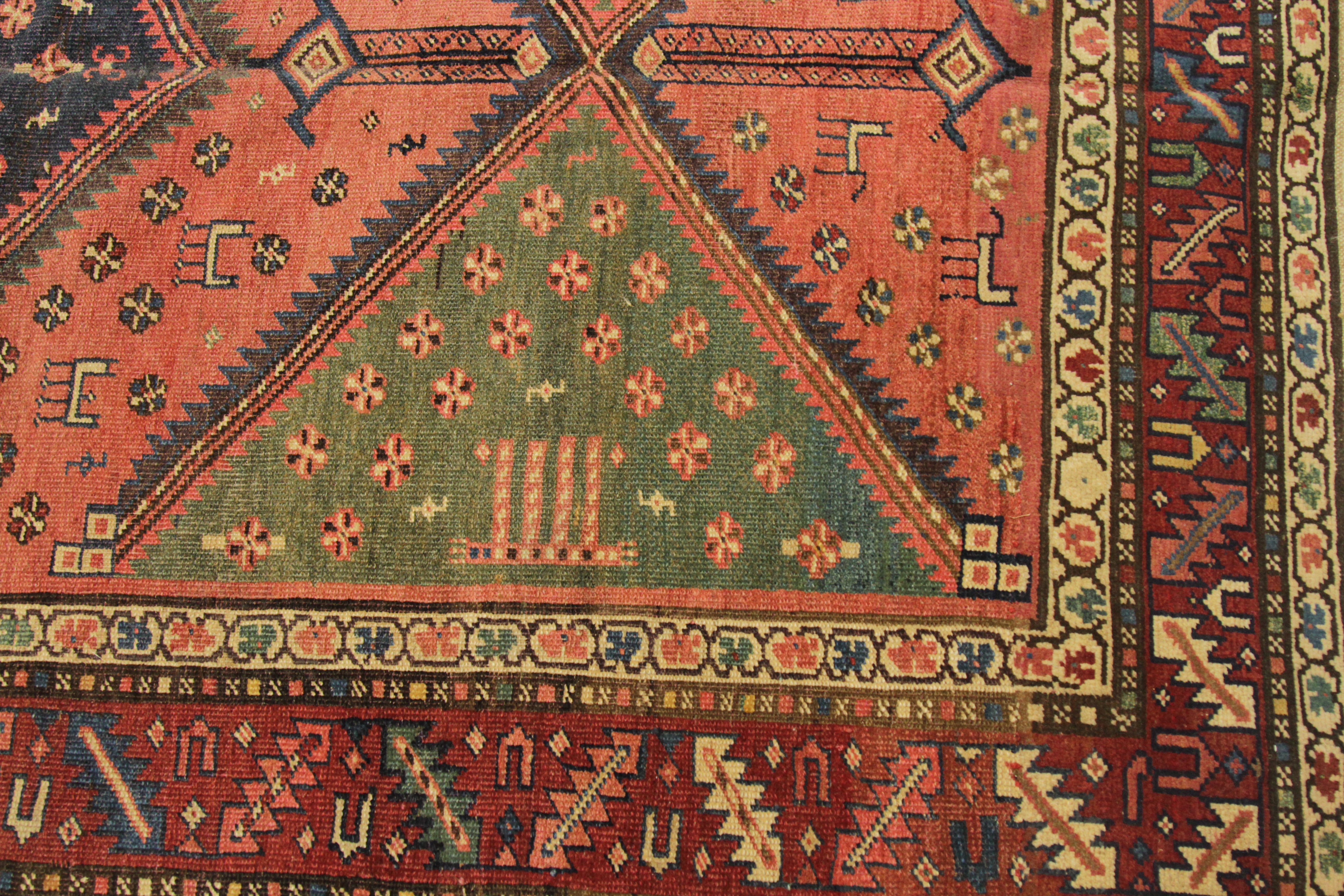 Thumbnail 3 for Antique Persian Bijar Traditional Rug 71717