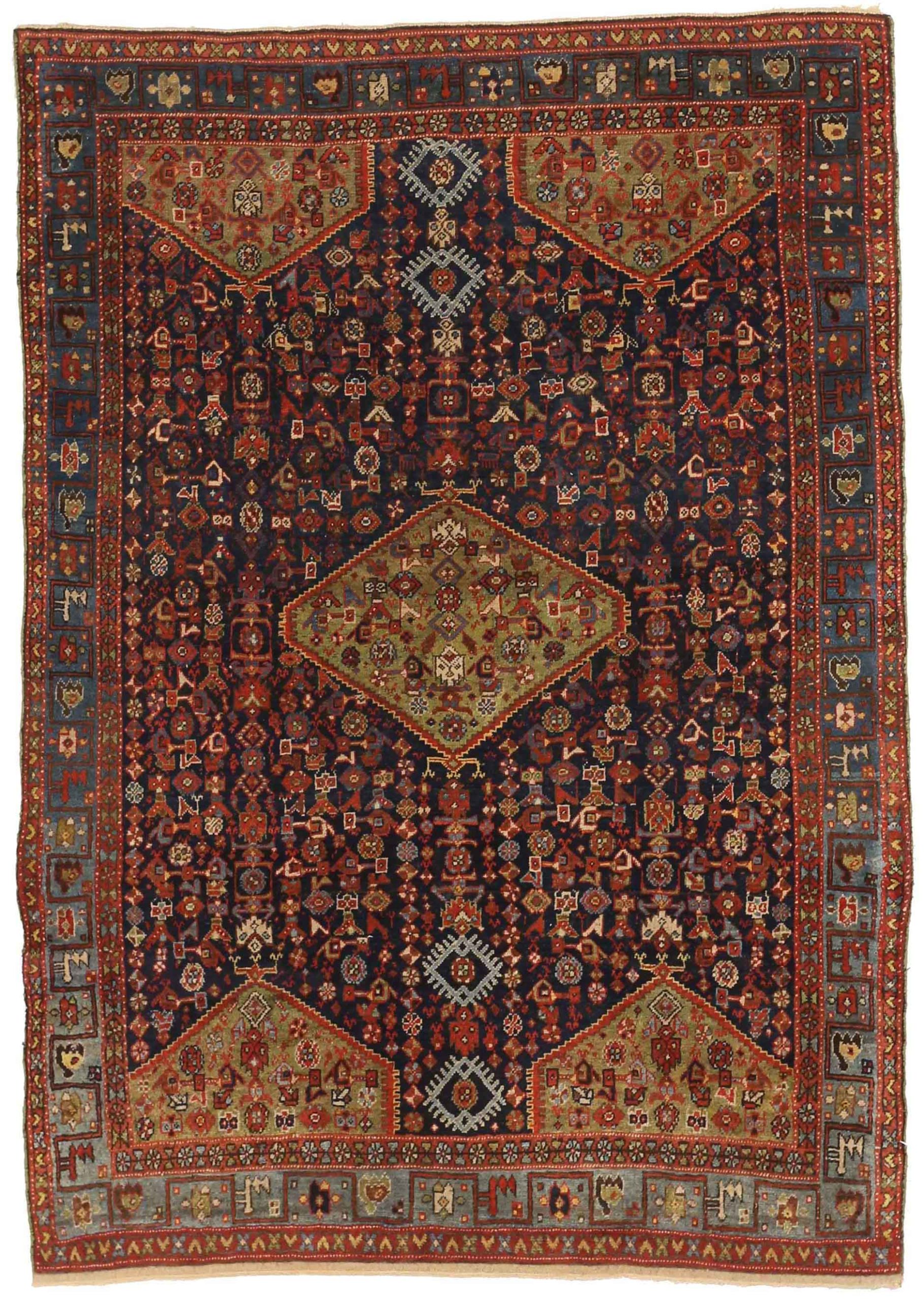 Thumbnail 3 for Persian Bijar Traditional Rug 71715