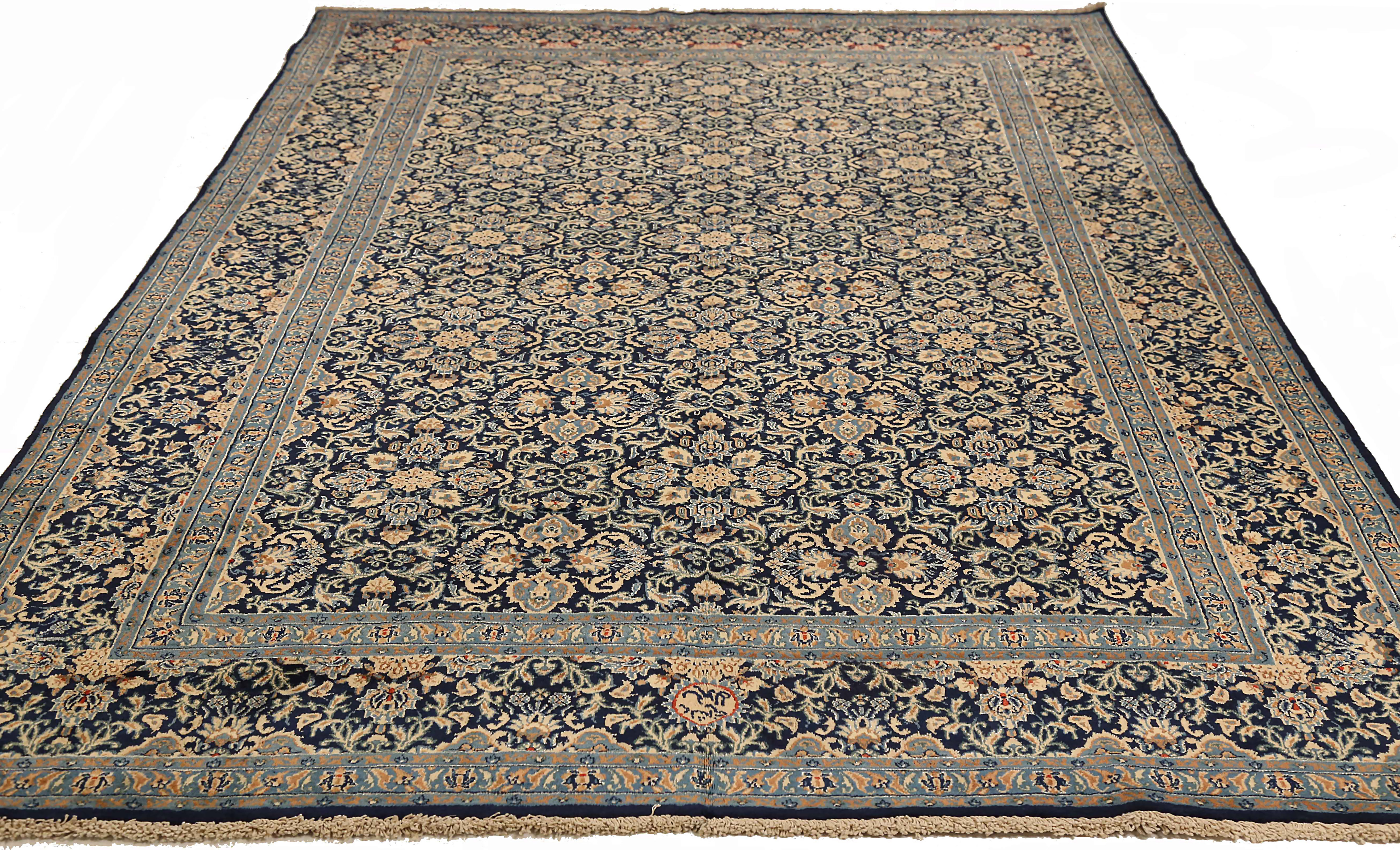 Thumbnail 2 for Antique Persian Kashan Transitional Rug 71621