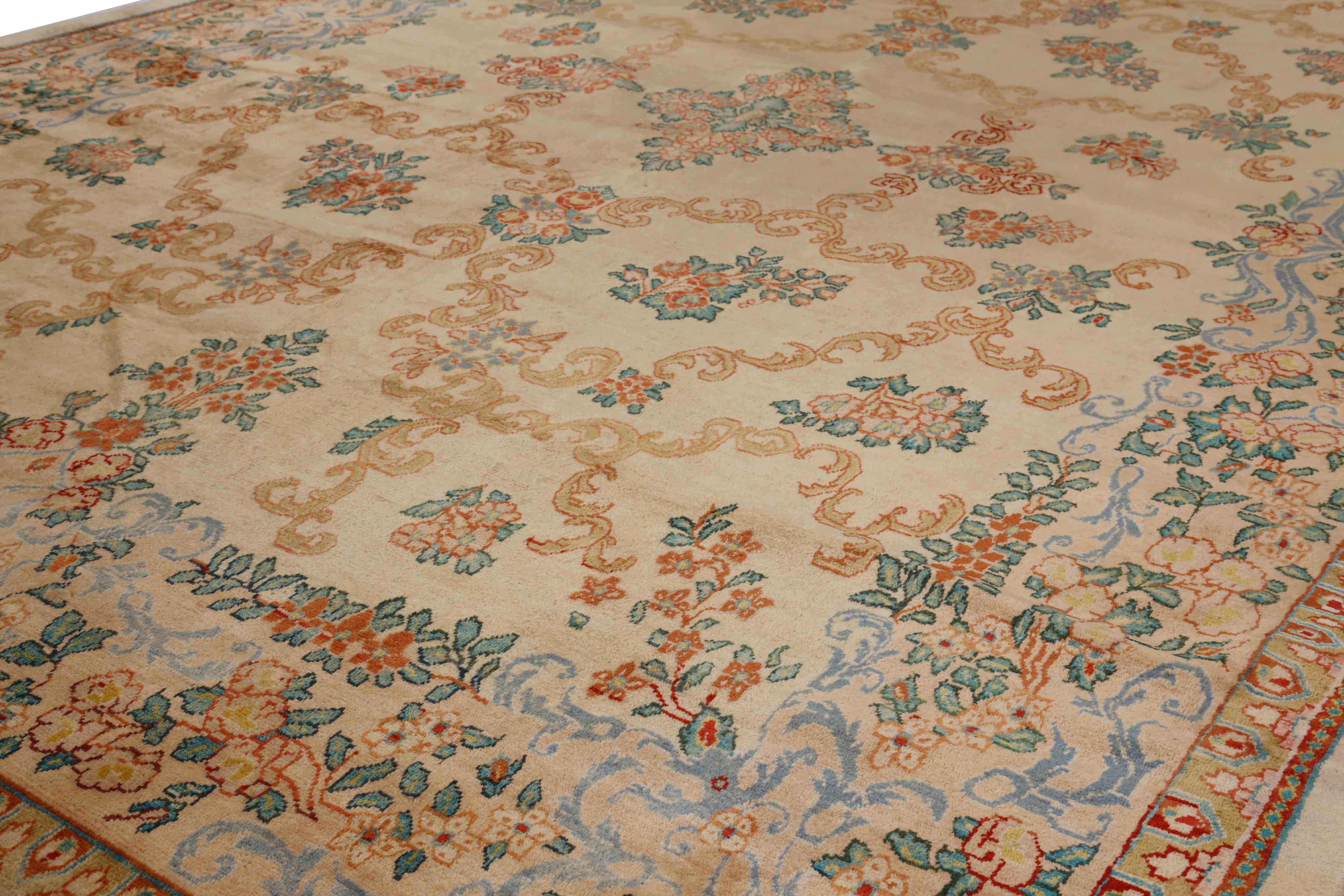 Thumbnail 13 for Antique Persian Mahal Transitional Rug 71629