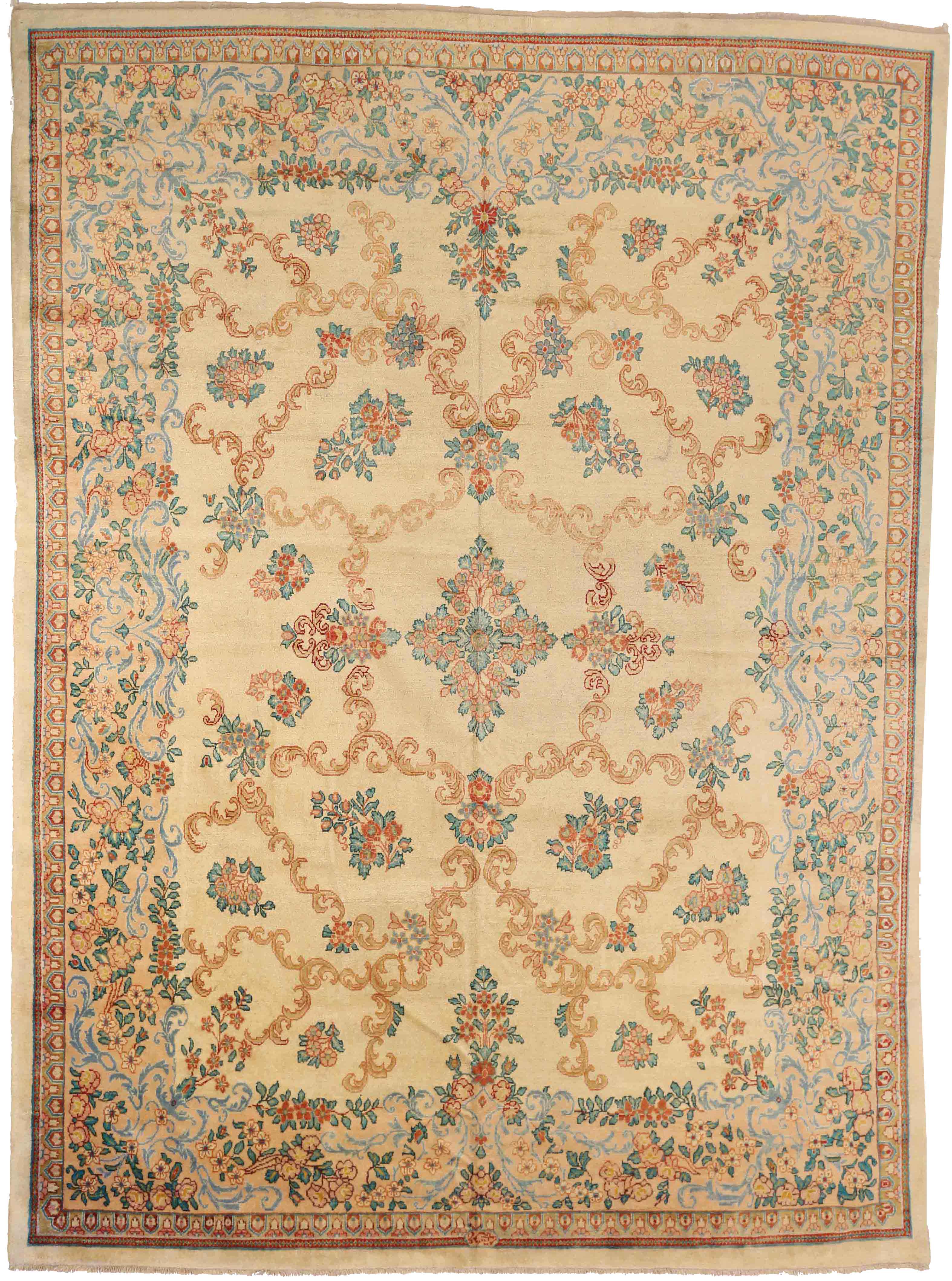 Thumbnail 4 for Antique Persian Mahal Transitional Rug 71629