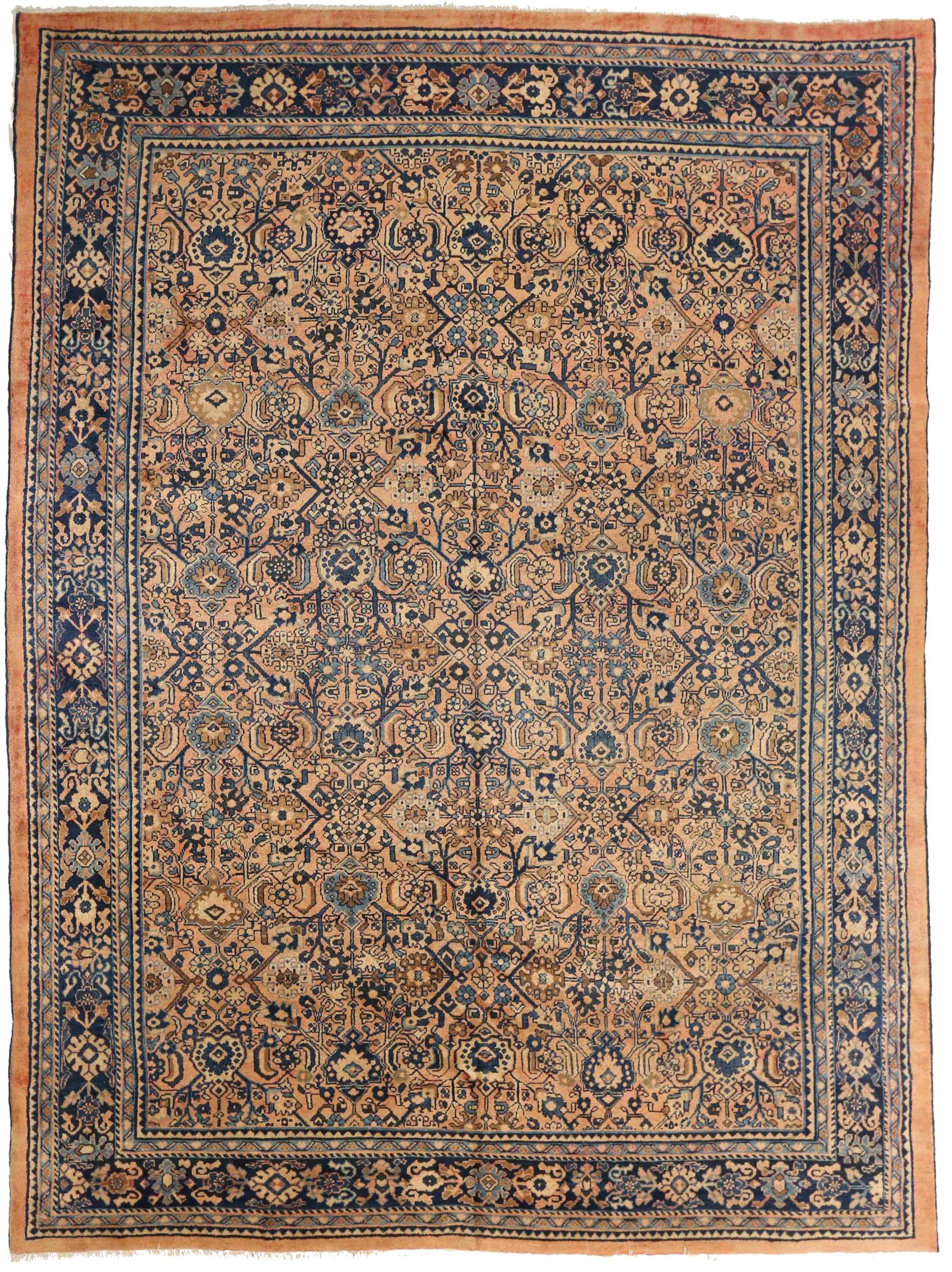 Thumbnail 2 for Antique Persian Mahal Traditional Rug 71633