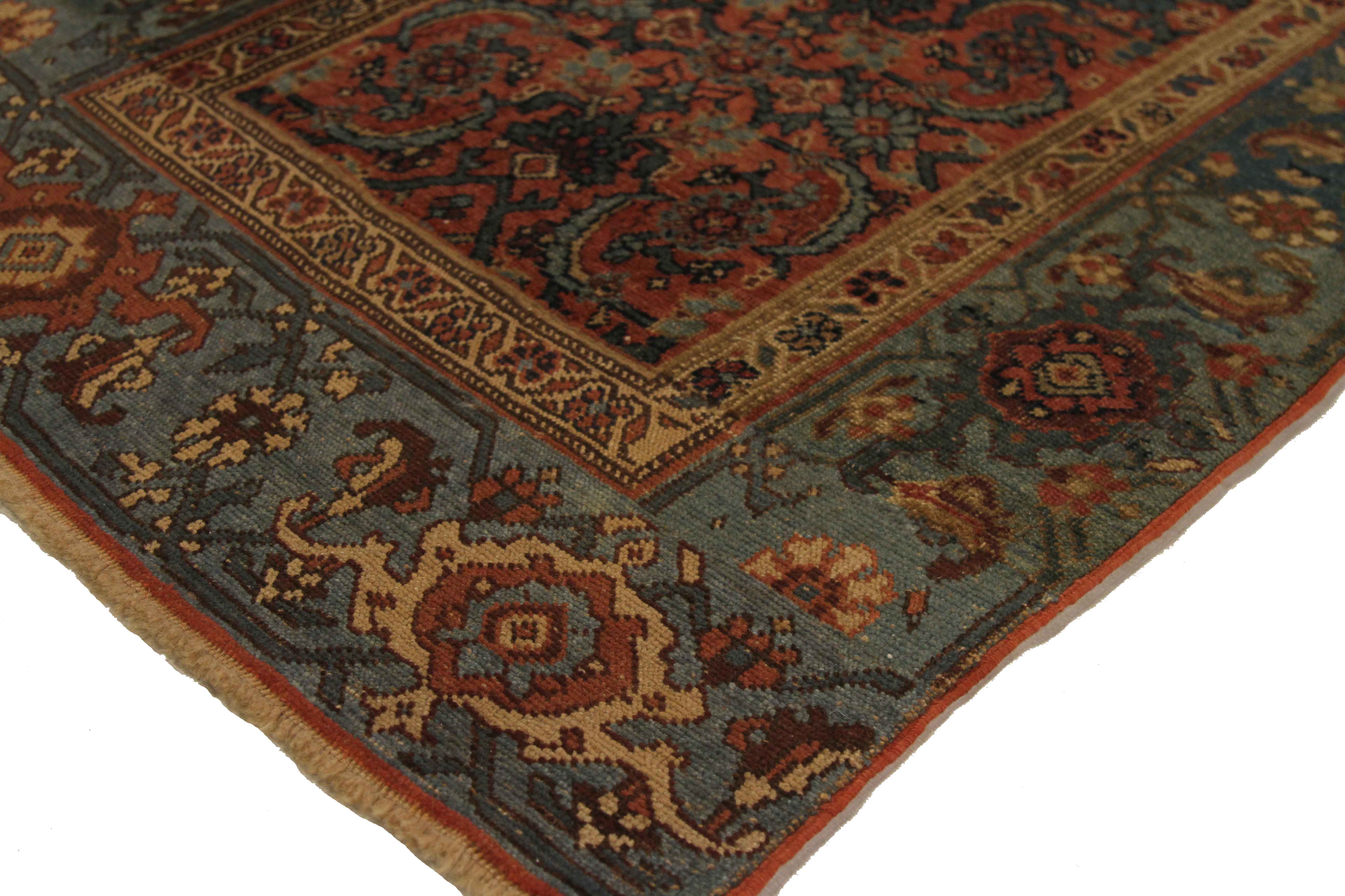 Thumbnail 4 for Antique Persian Bijar Traditional Rug 71801