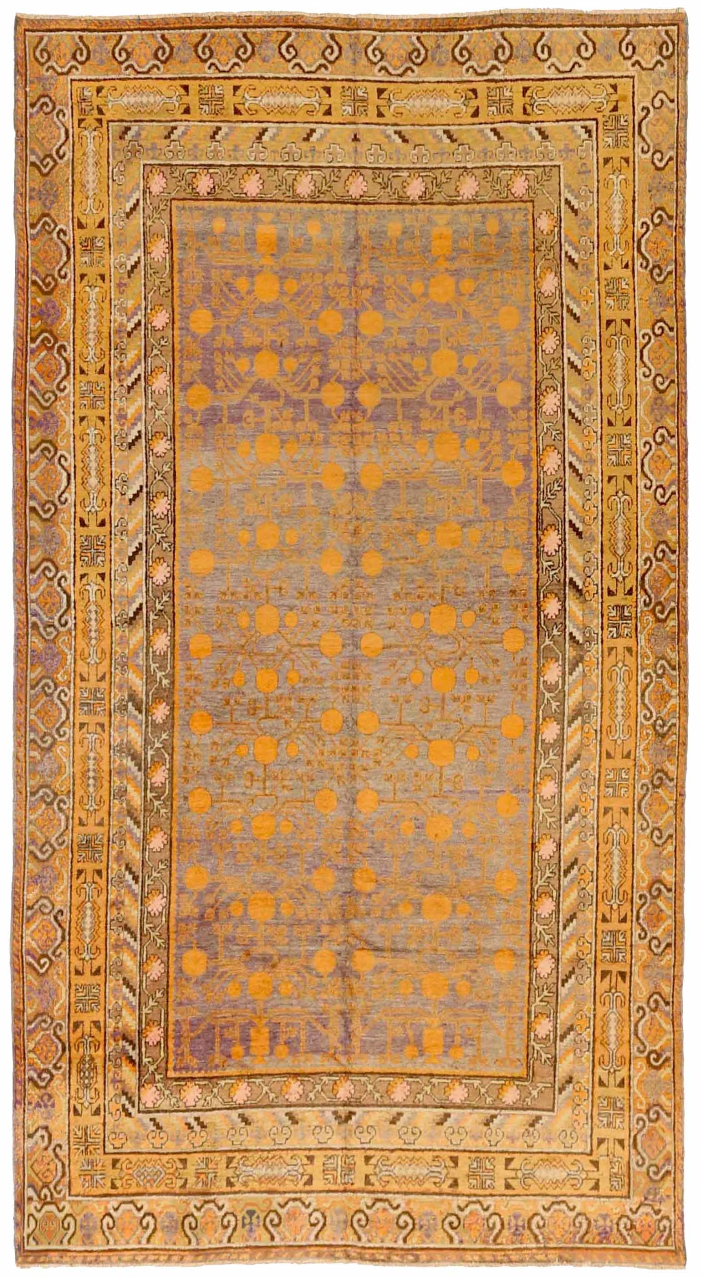 Thumbnail 5 for Antique Russia Khotan Transitional Rug 71821