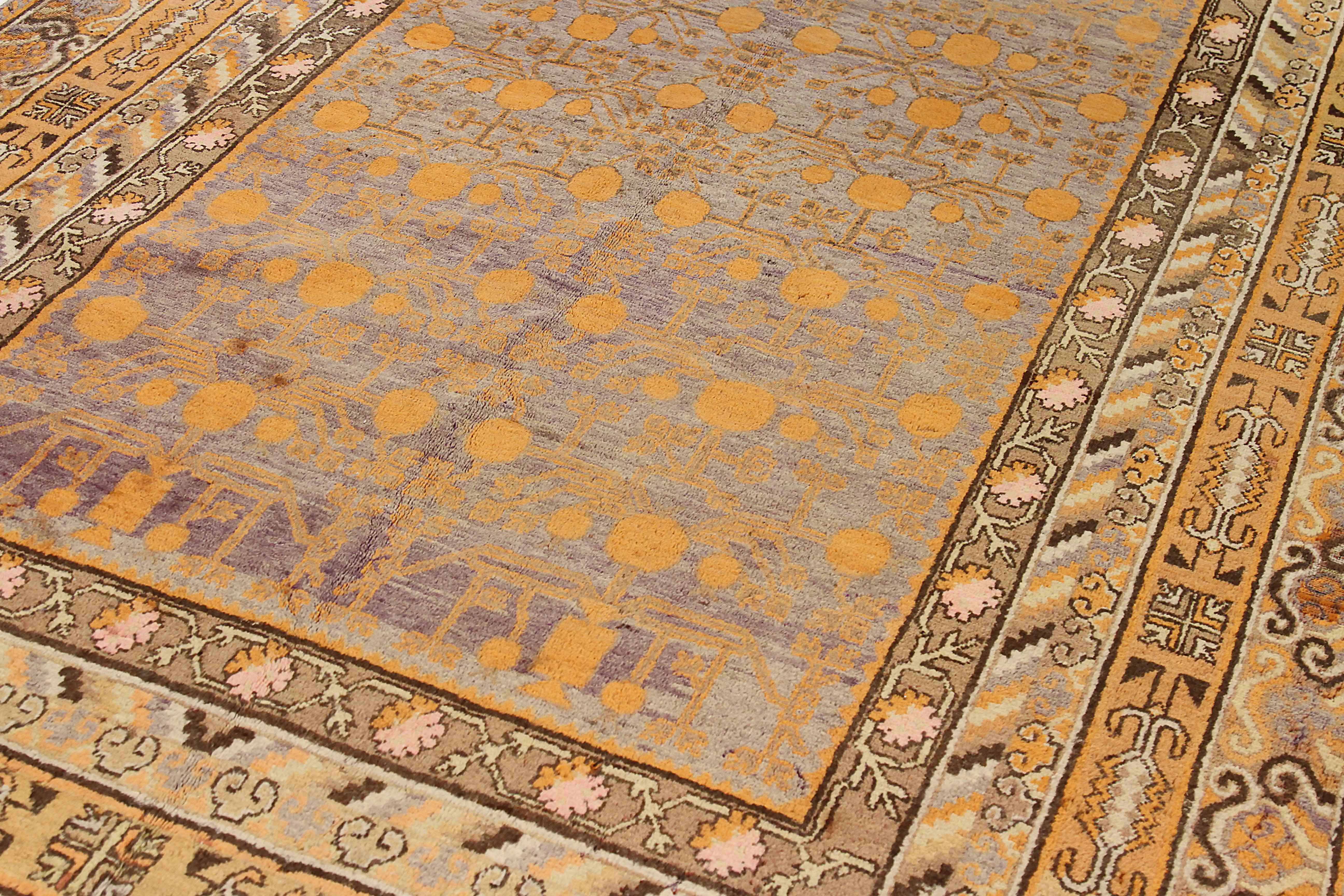 Thumbnail 2 for Antique Russia Khotan Transitional Rug 71821