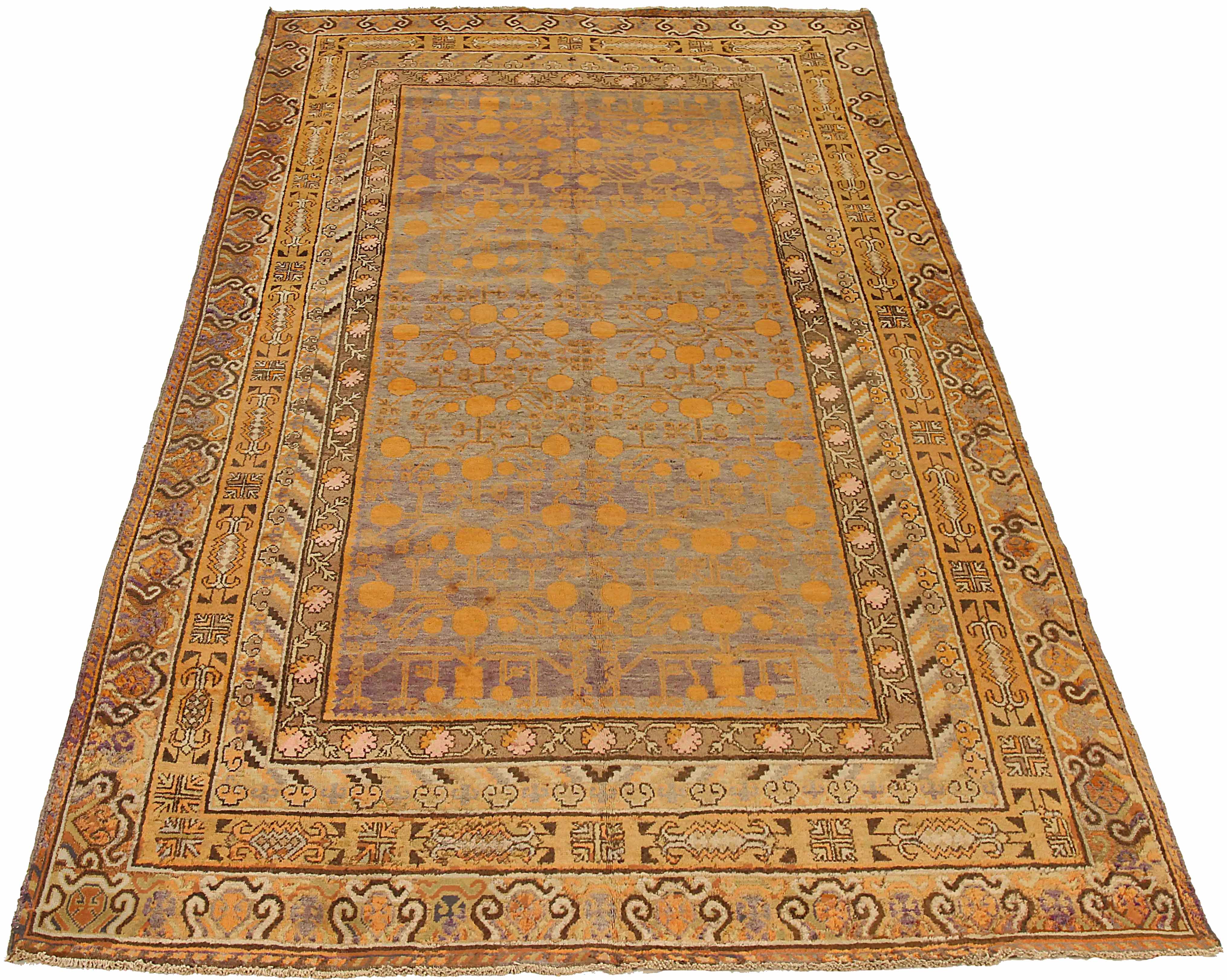 Thumbnail 3 for Antique Russia Khotan Transitional Rug 71821