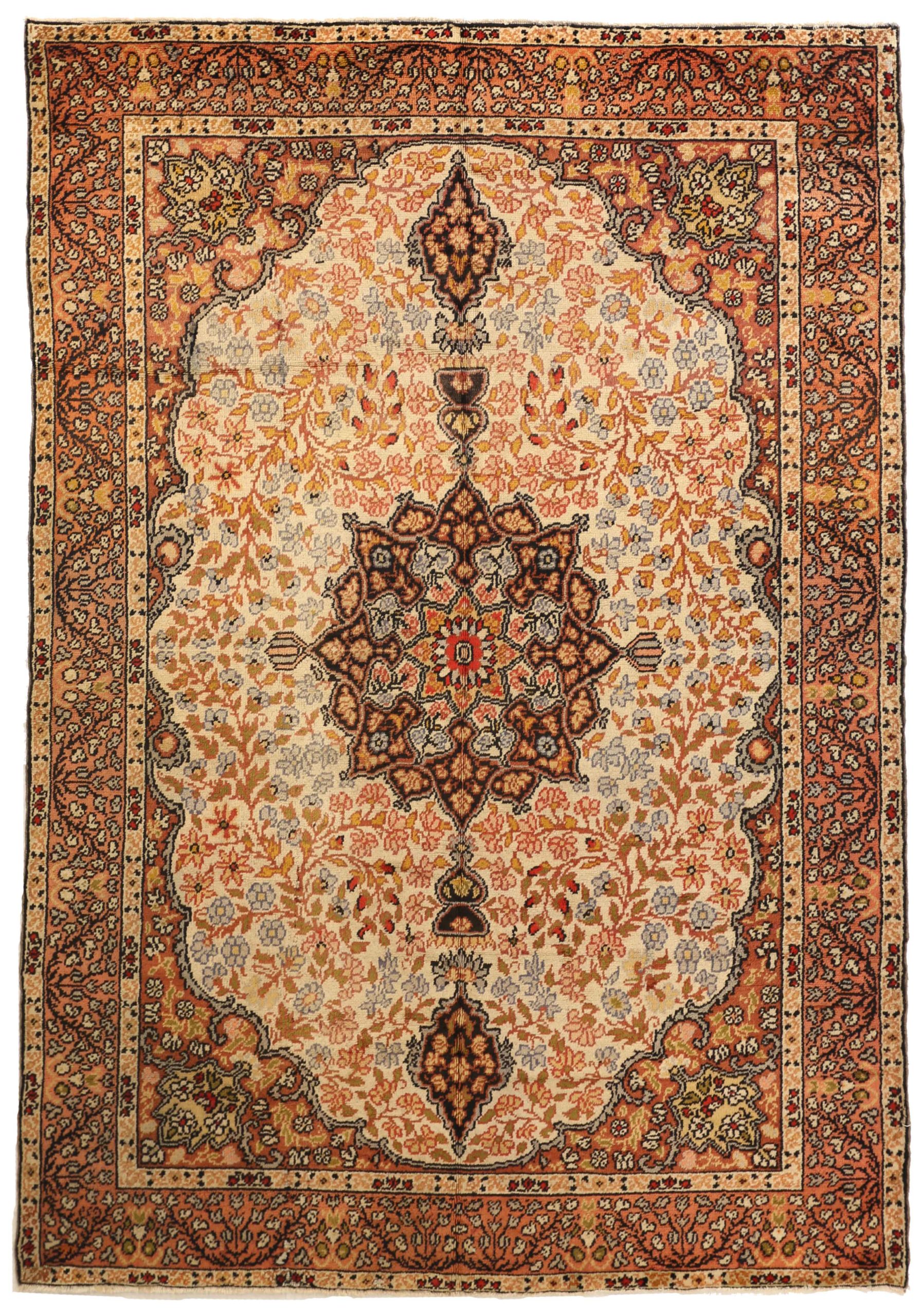Thumbnail 5 for Antique Turkey Oushak Traditional Rug 71832